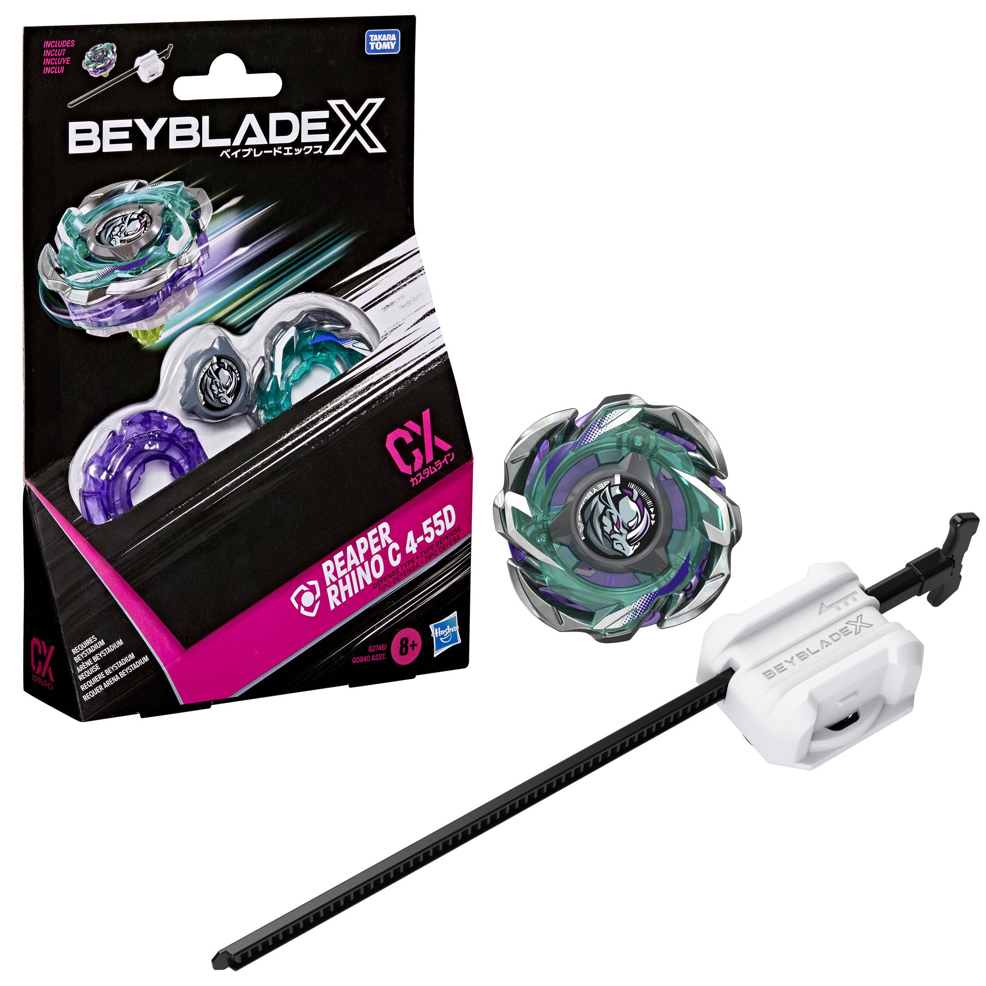 Beyblade X Reaper Rhino C 4-55D CX Starter Pack