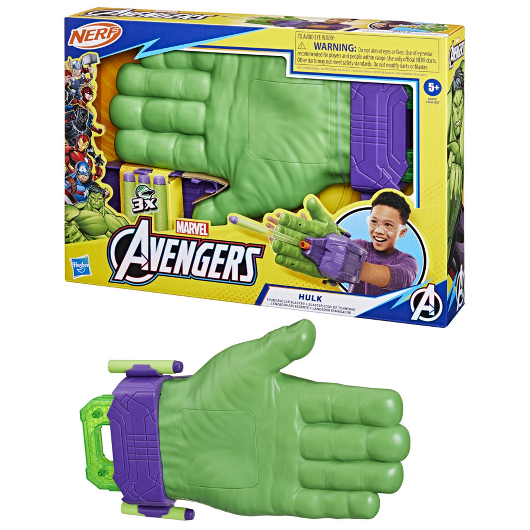 NERF Marvel Avengers Hulk: Thunderclap Blaster