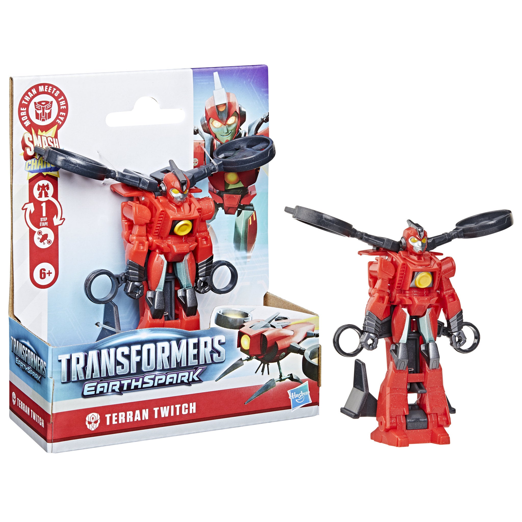 Transformers Earthspark 1 Step Smash Changers Terran Twitch