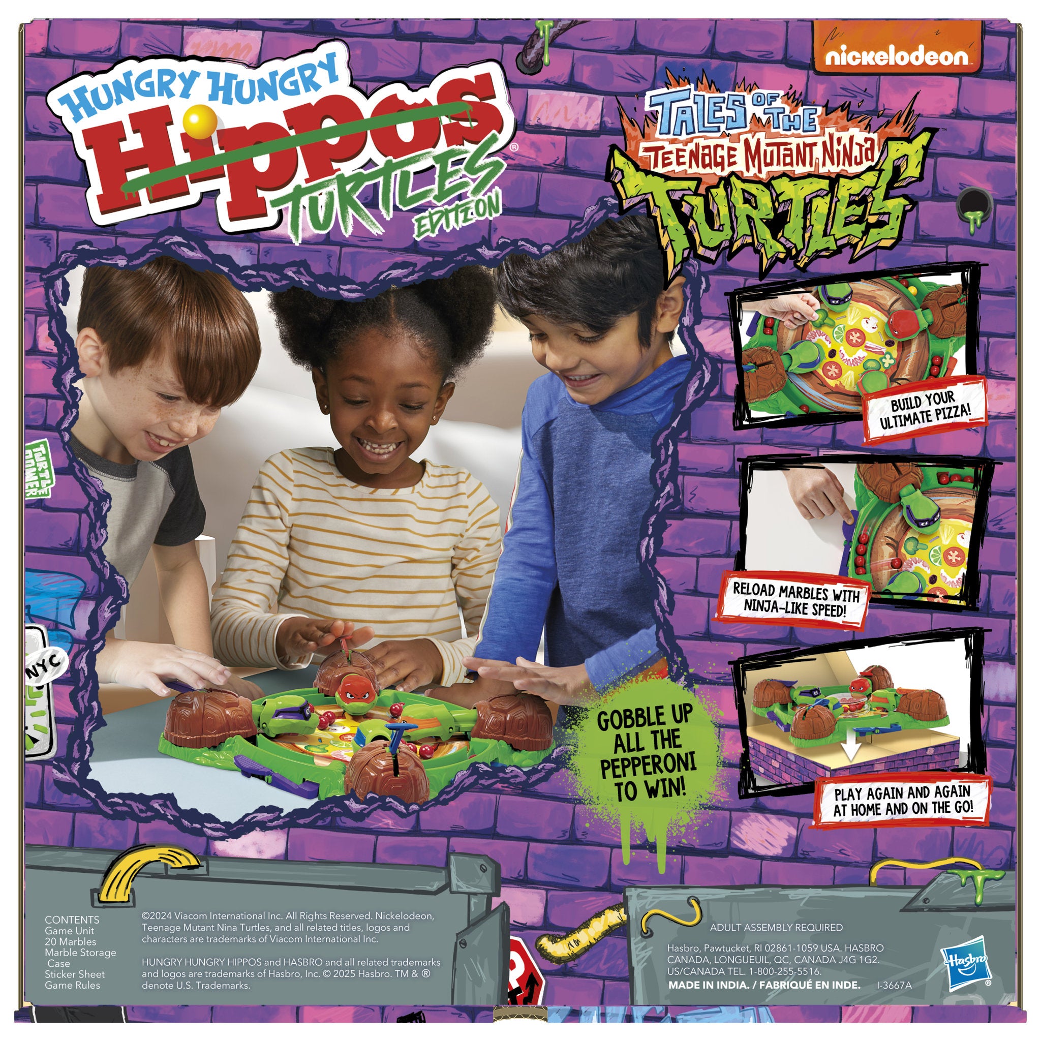 Hungry Hungry Hippos Teenage Mutant Ninja Turtles