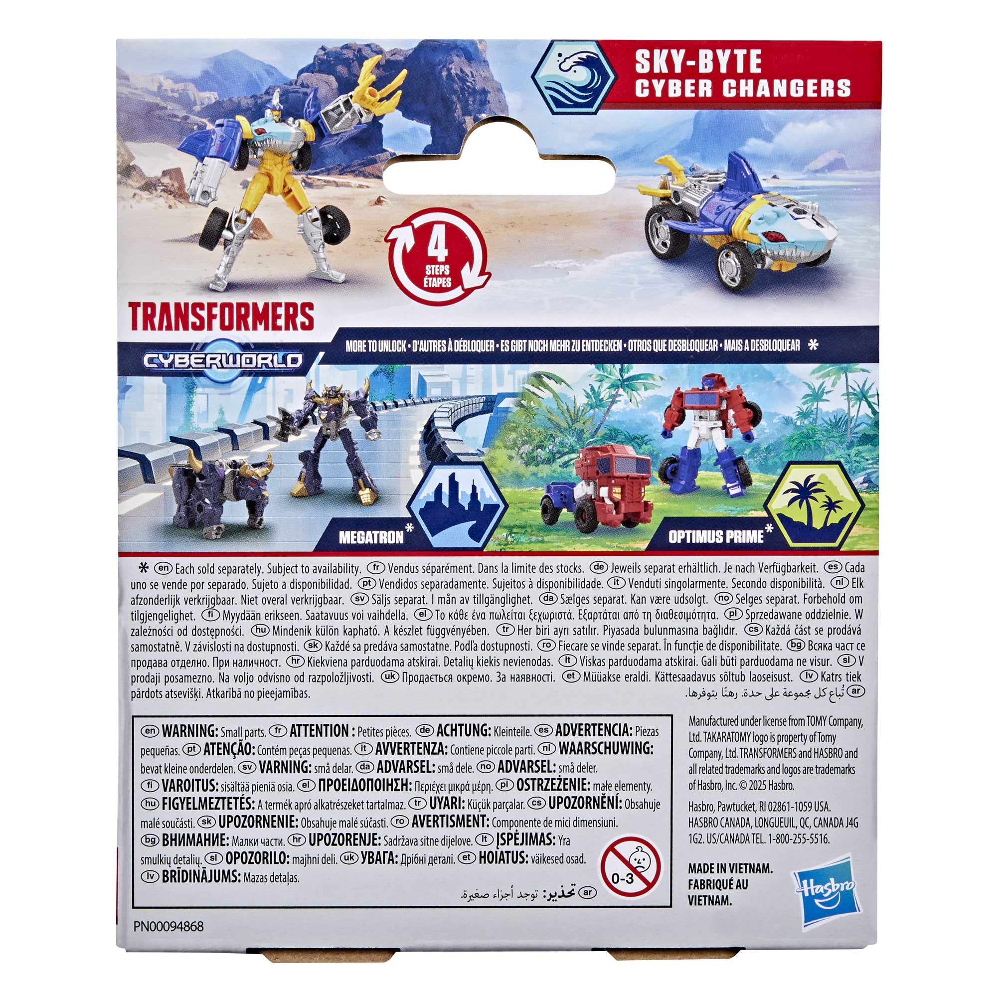 Transformers Cyberworld Armored Cyber Changers - Megatron Bull