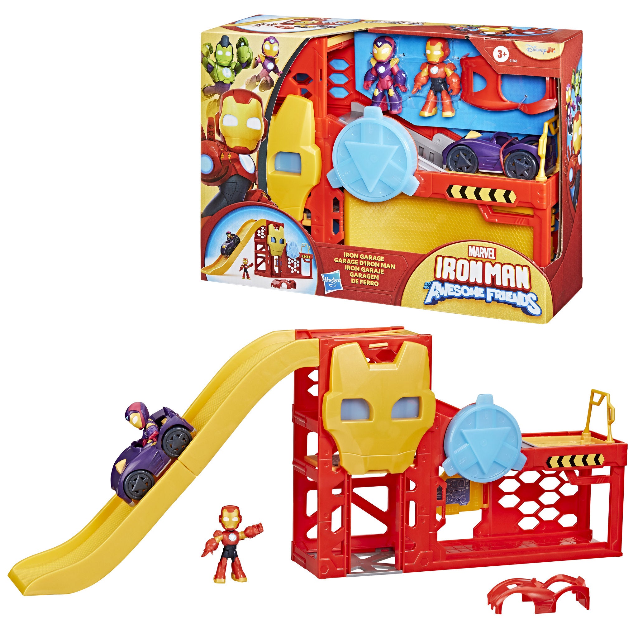 Marvel Iron Man and His Awesome Friends Iron Garage Playset
