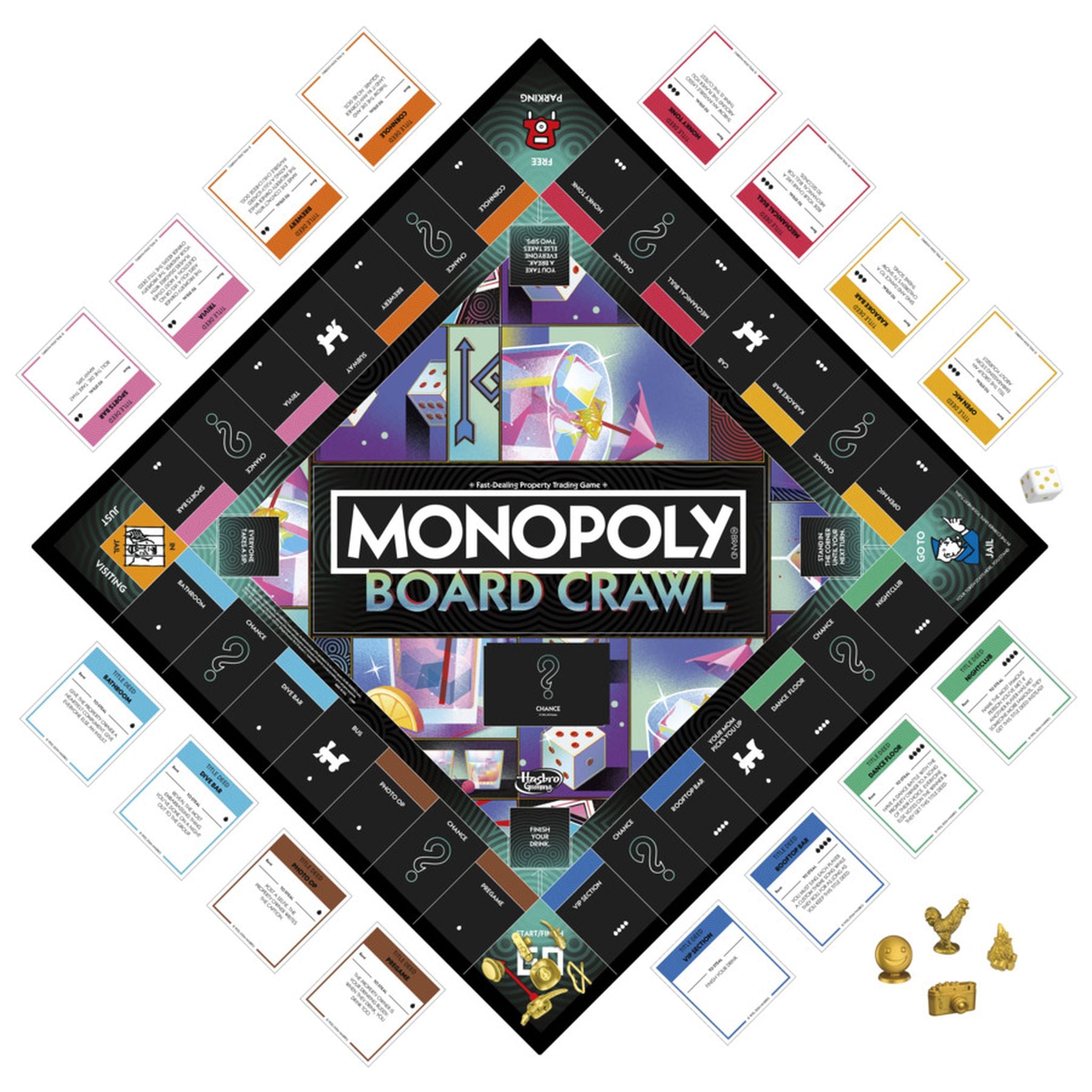 Monopoly Board Crawl Drinking Game - Toyworld Australia