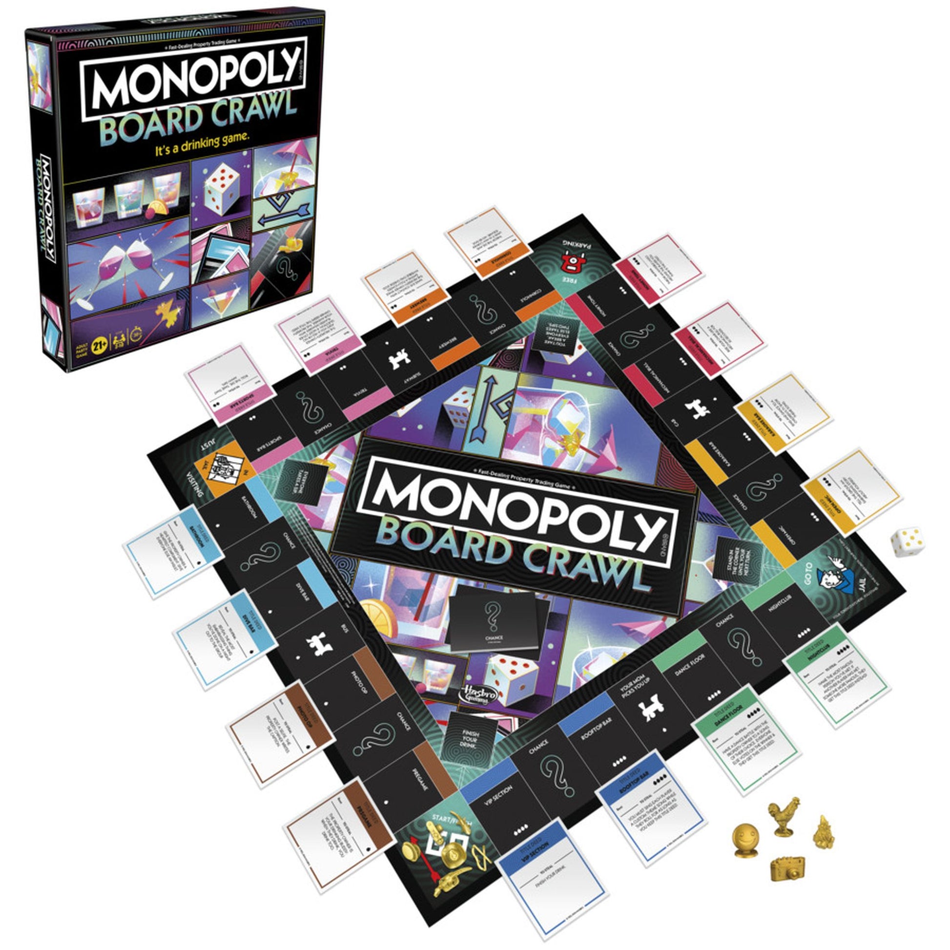 Monopoly Board Crawl Drinking Game - Toyworld Australia