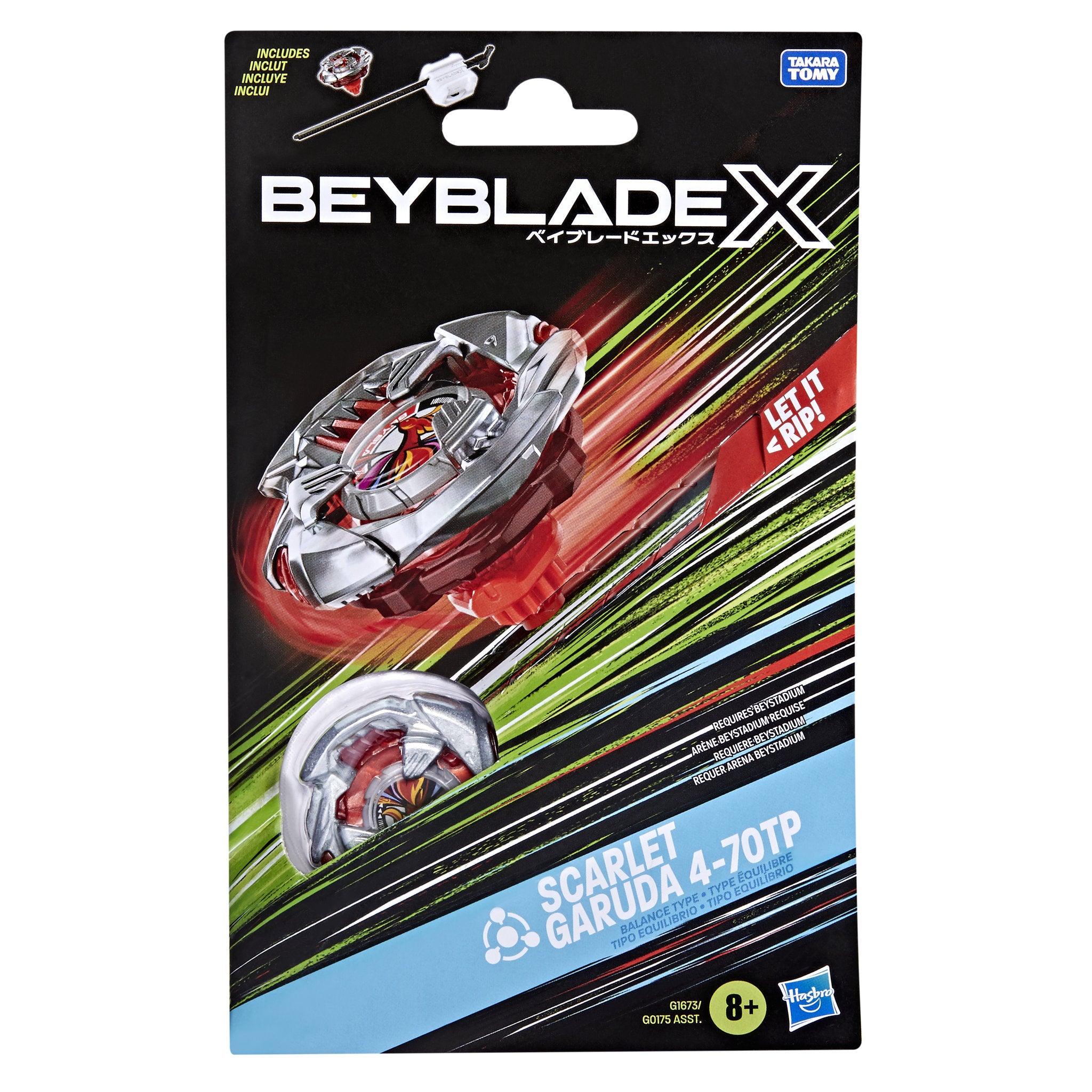 Beyblade X Scarlet Garuda 4-70TP BX Starter Pack