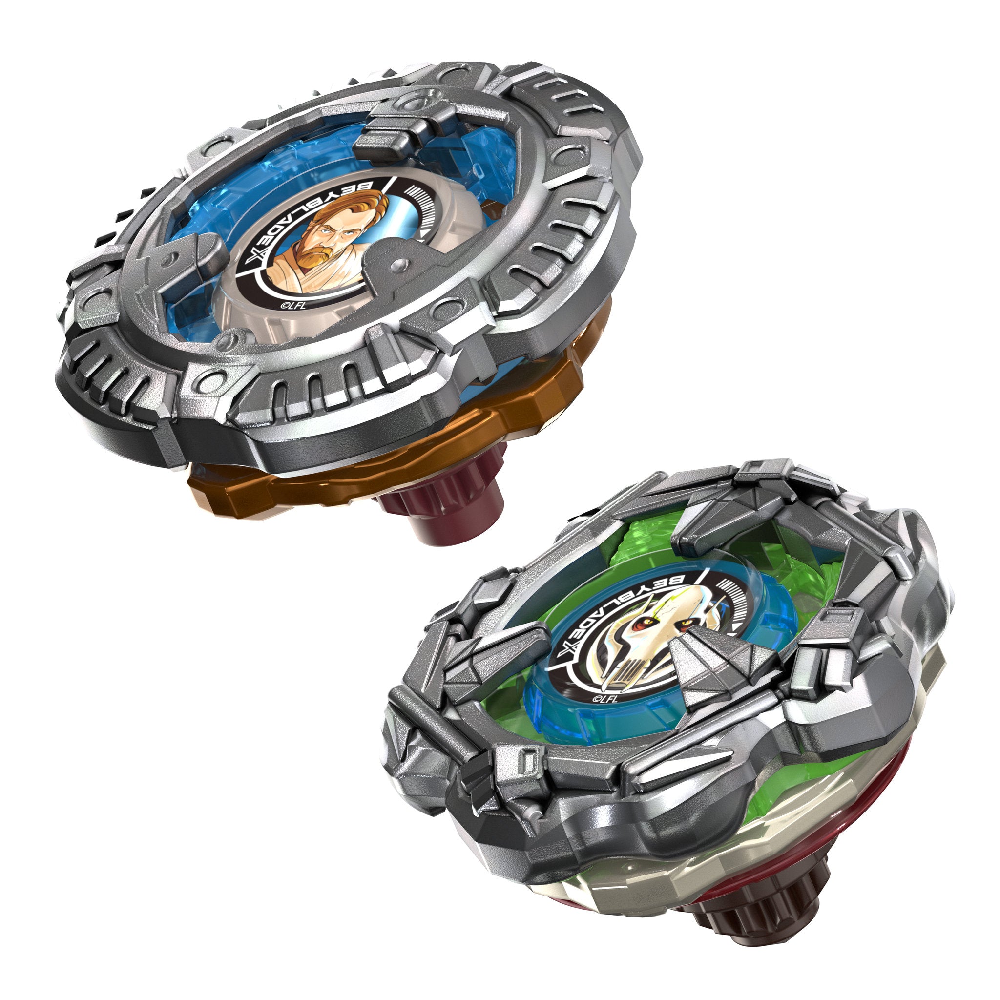 Beyblade X Star Wars Obi-Wan Kenobi 4-60p vs General Grievous 3-80HN 2 Pack