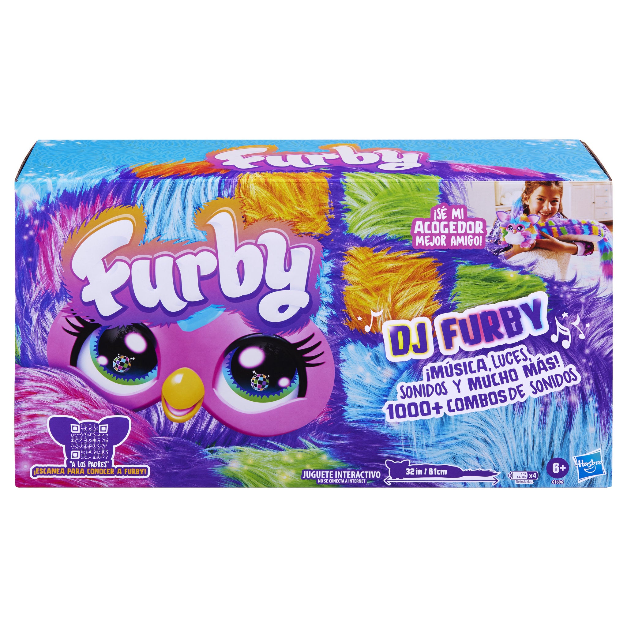 Furby Interactive Plush DJ Furby Neon Star