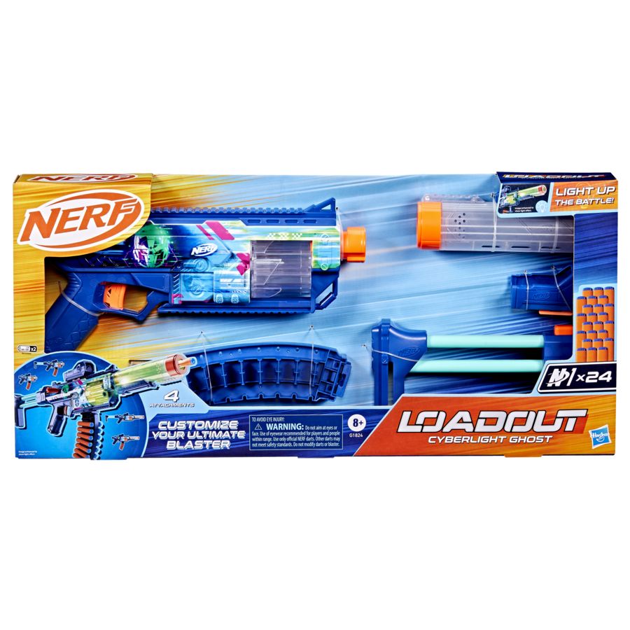 NERF Loadout Cyberlight Ghost Blaster - 1