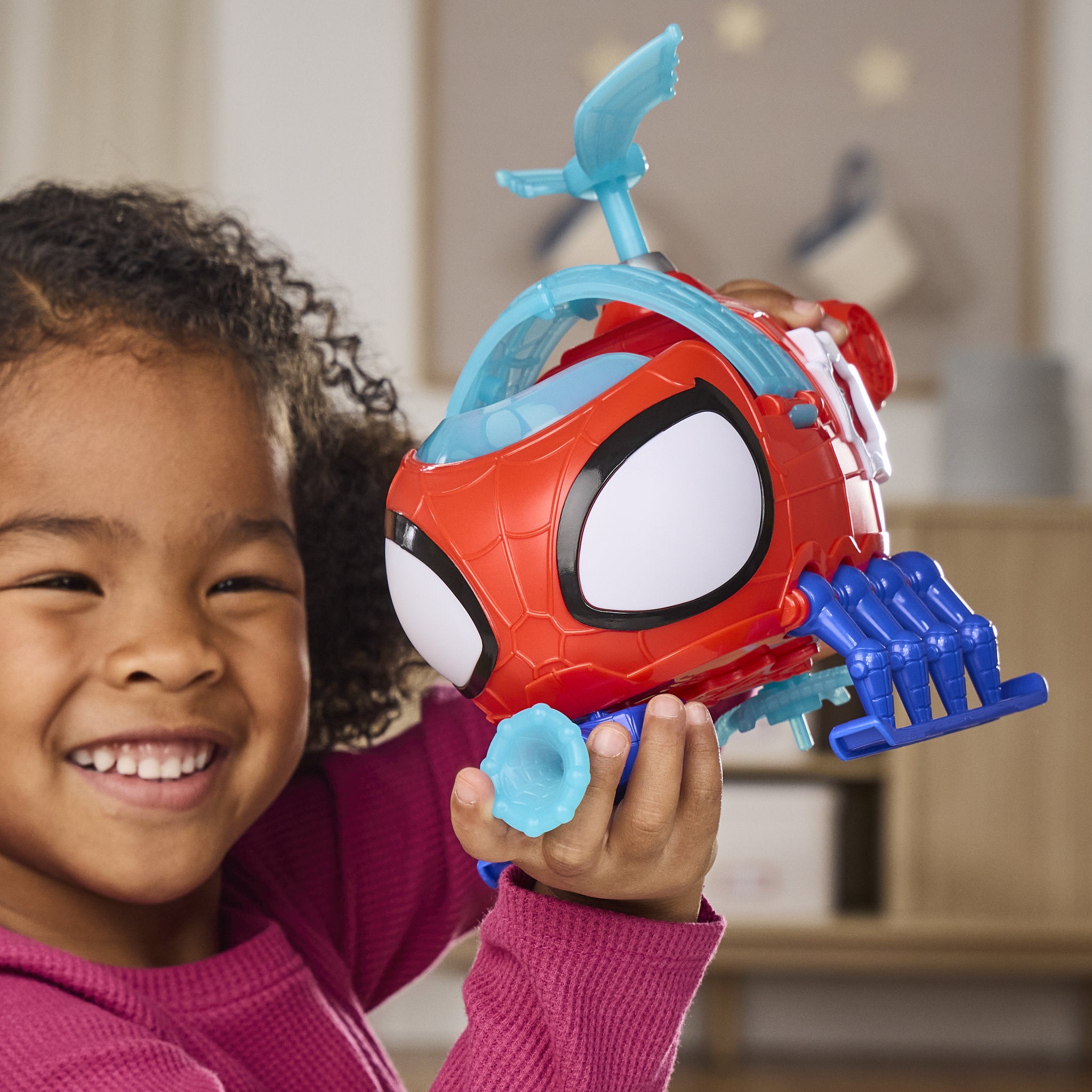 Marvel Spidey And His Amazing Friends Team Spidey - Spidey Copter Vehicle & Figure