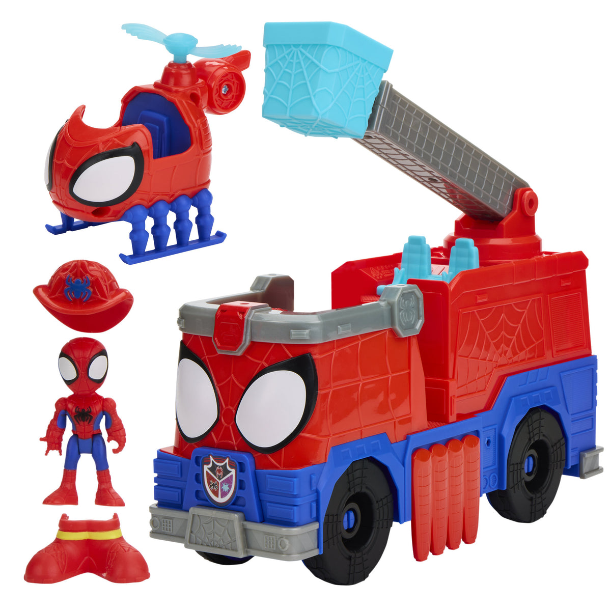 Marvel Spidey and His Amazing Friends Rescue Webs Firetruck