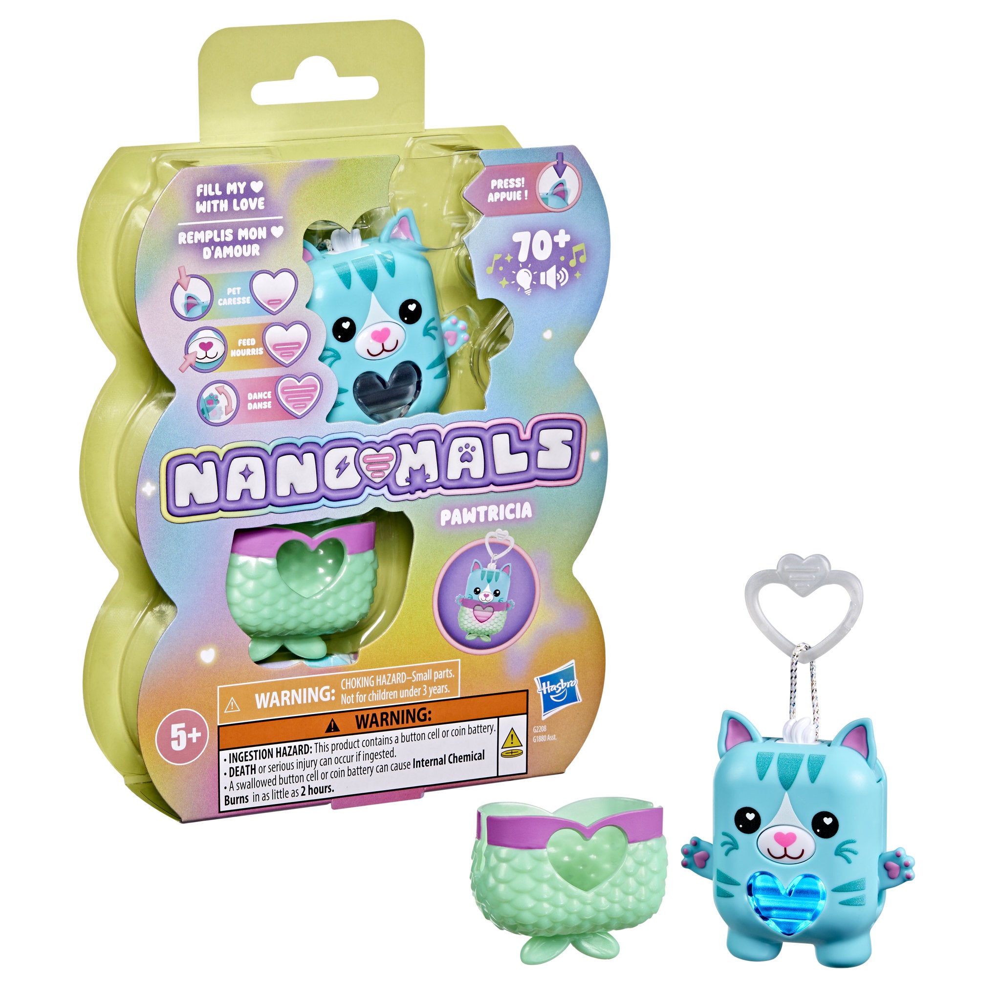 Hasbro Nano-Mals Pawtricia The Blue Kitty