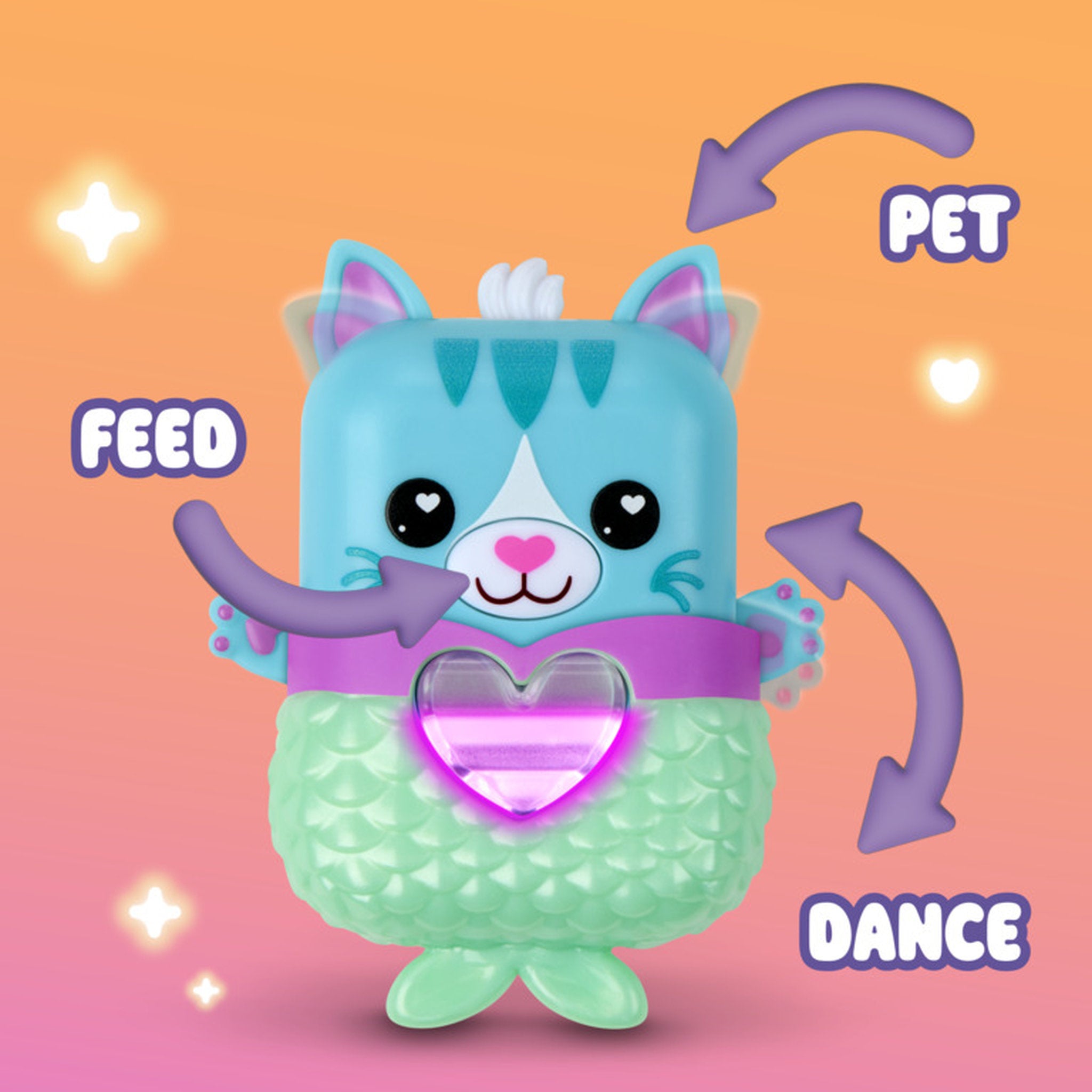 Nano-Mals Pawtricia The Blue Kitty – Toyworld Australia