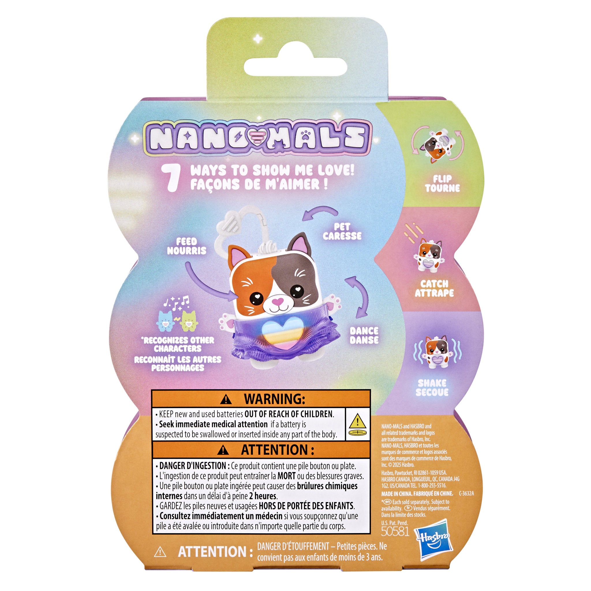 Hasbro Nano-Mals Purrnelope The Calico Kitty