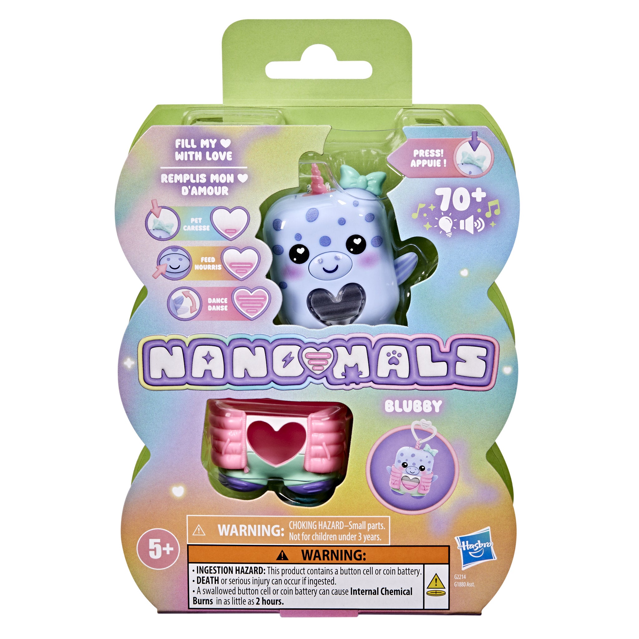 Hasbro Nano-Mals Blubby The Narwhal