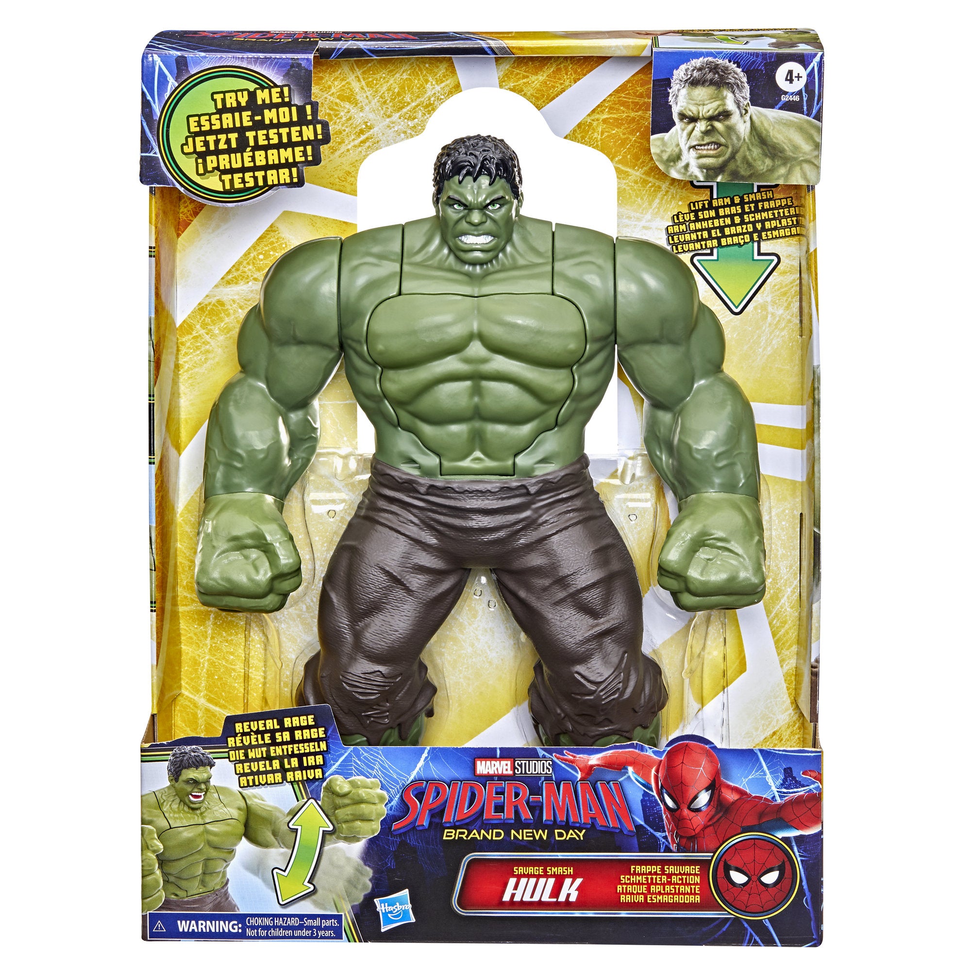 Marvel Spider-Man Brand New Day Savage Smash Hulk Figure