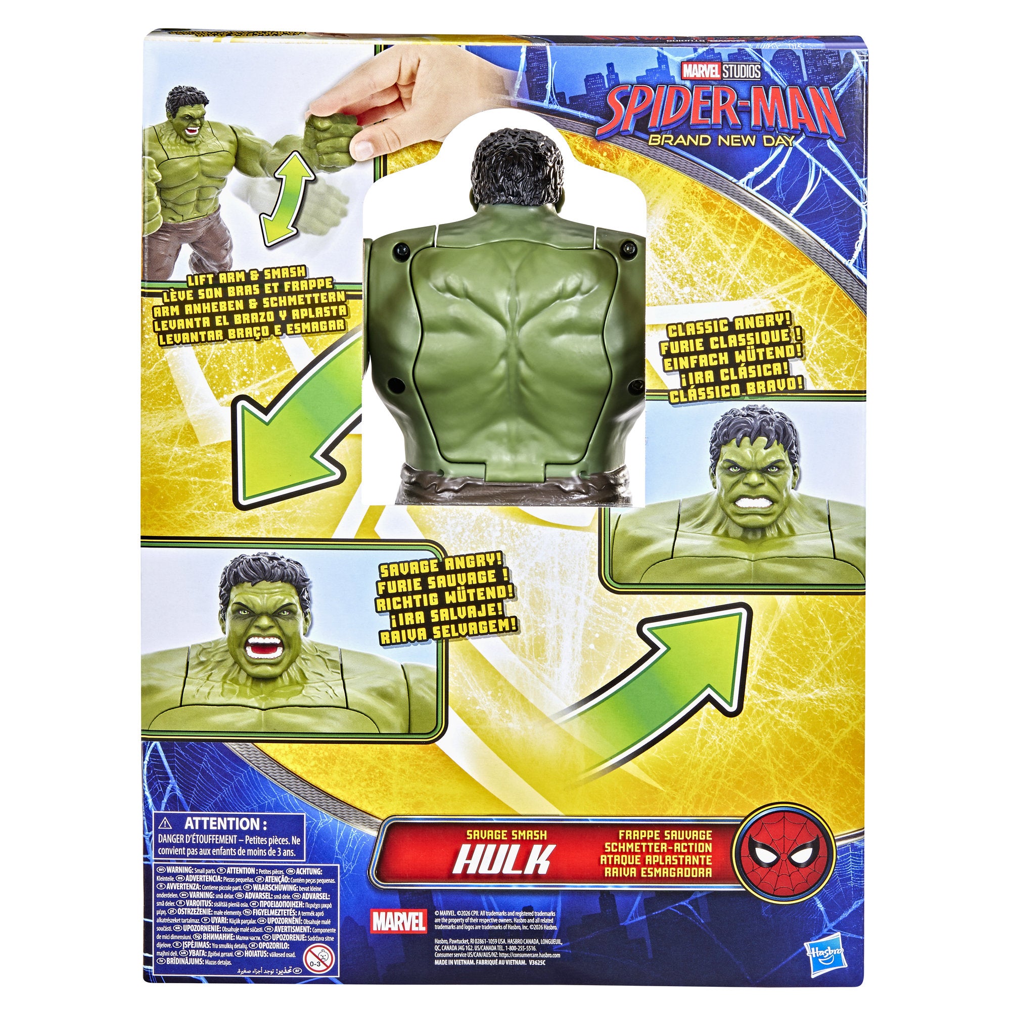Marvel Spider-Man Brand New Day Savage Smash Hulk Figure