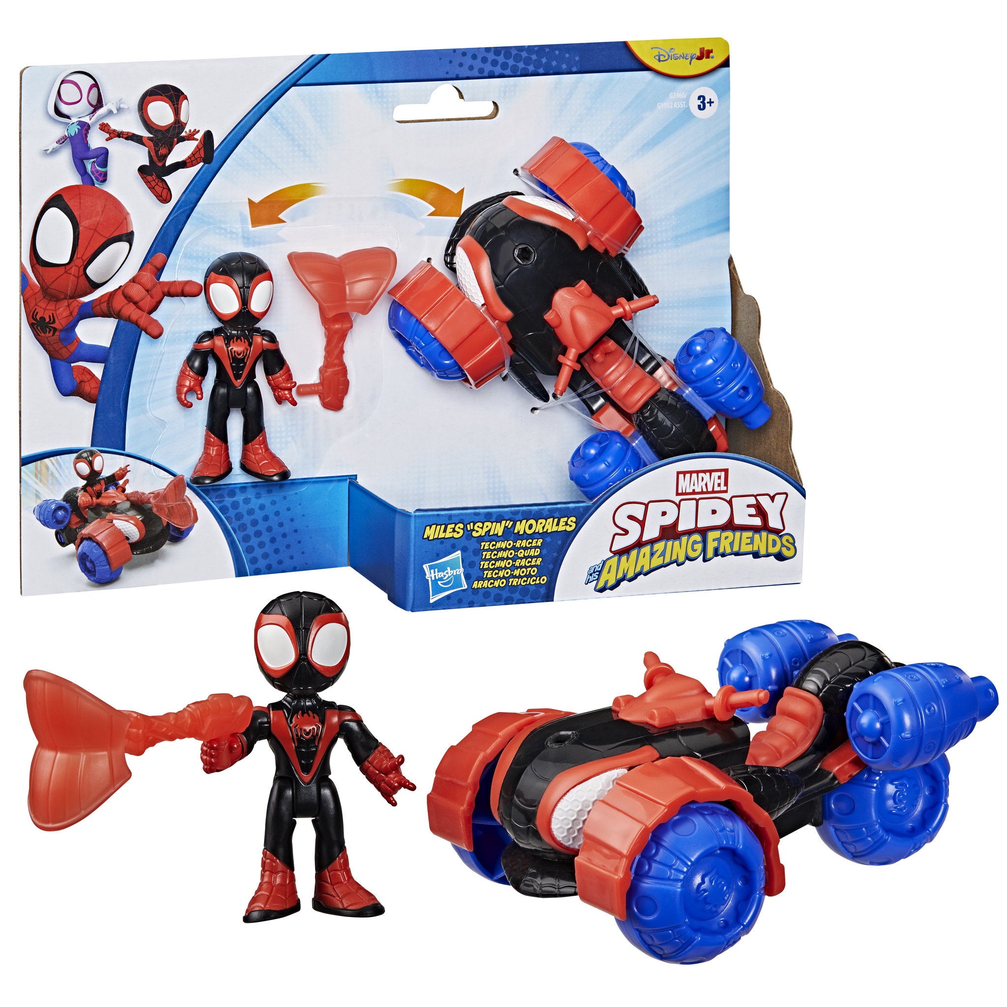 Marvel Spidey and His Amazing Friends Miles Morales Techno-Racer