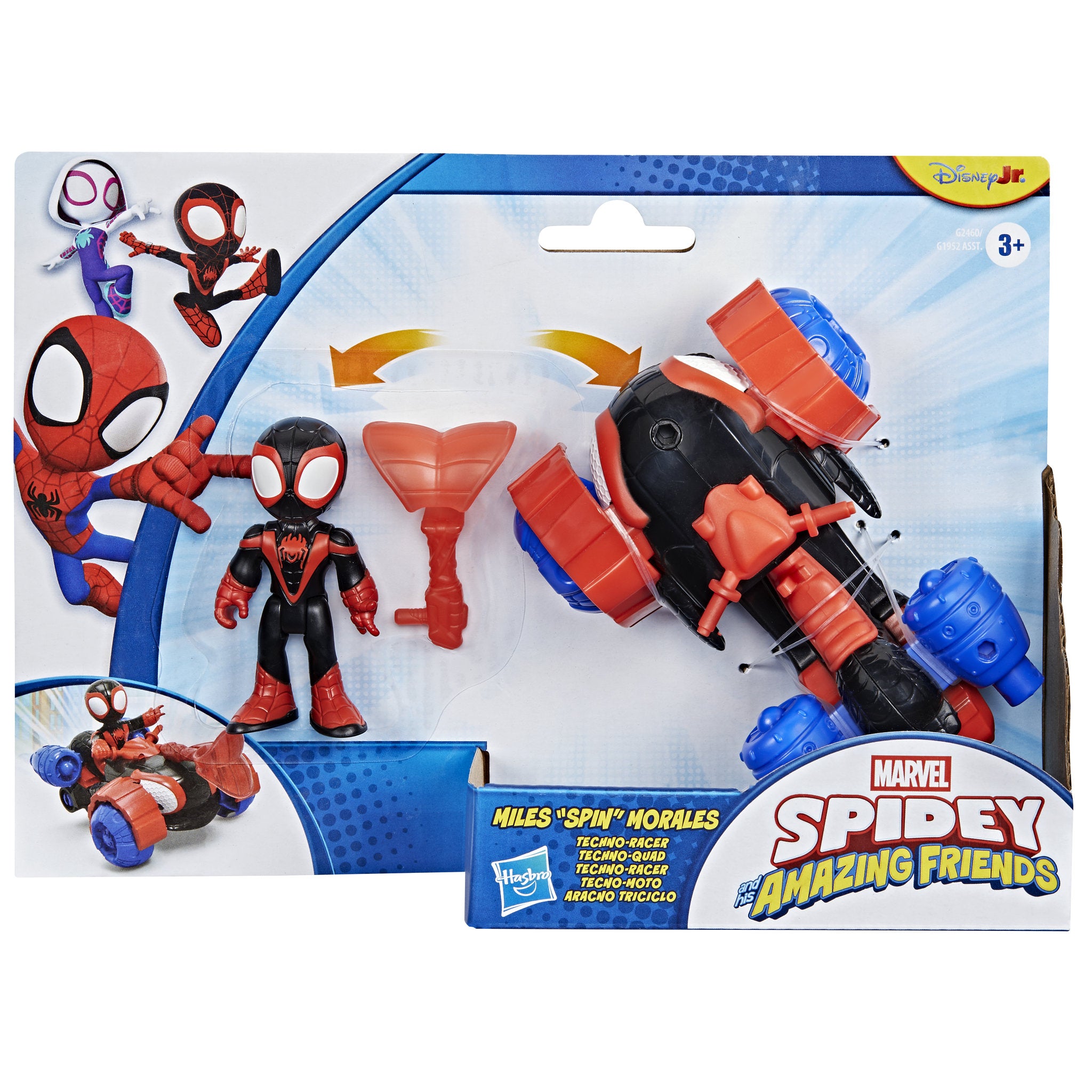 Marvel Spidey and His Amazing Friends Miles Morales Techno-Racer