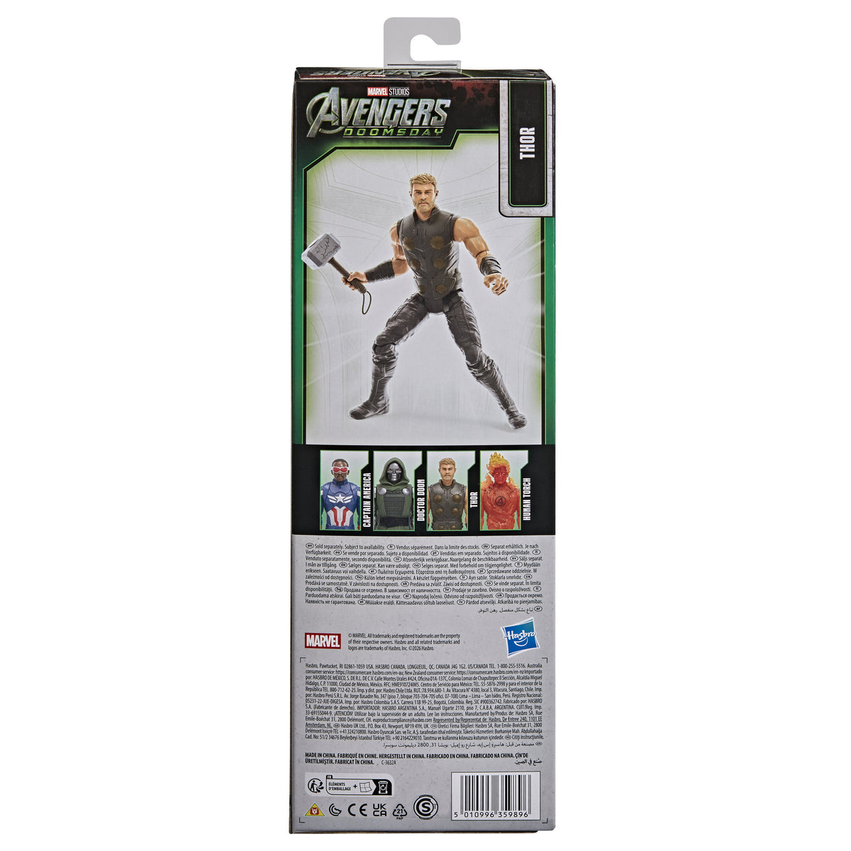 Marvel Studios Avengers Doomsday Titan Series 11.5 Inch Action Figure - Thor