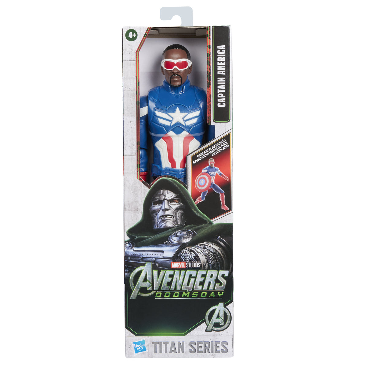 Marvel Studios Avengers Doomsday Titan Series 11.5 Inch Action Figure - Captain America