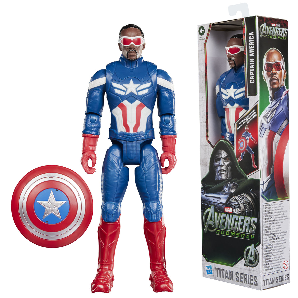 Marvel Studios Avengers Doomsday Titan Series 11.5 Inch Action Figure - Captain America