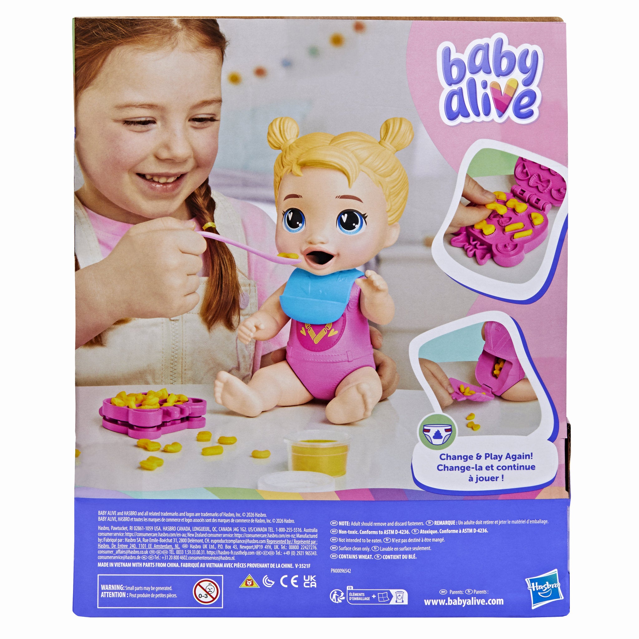 Baby Alive Dinnertime Creations Blonde Hair Harper