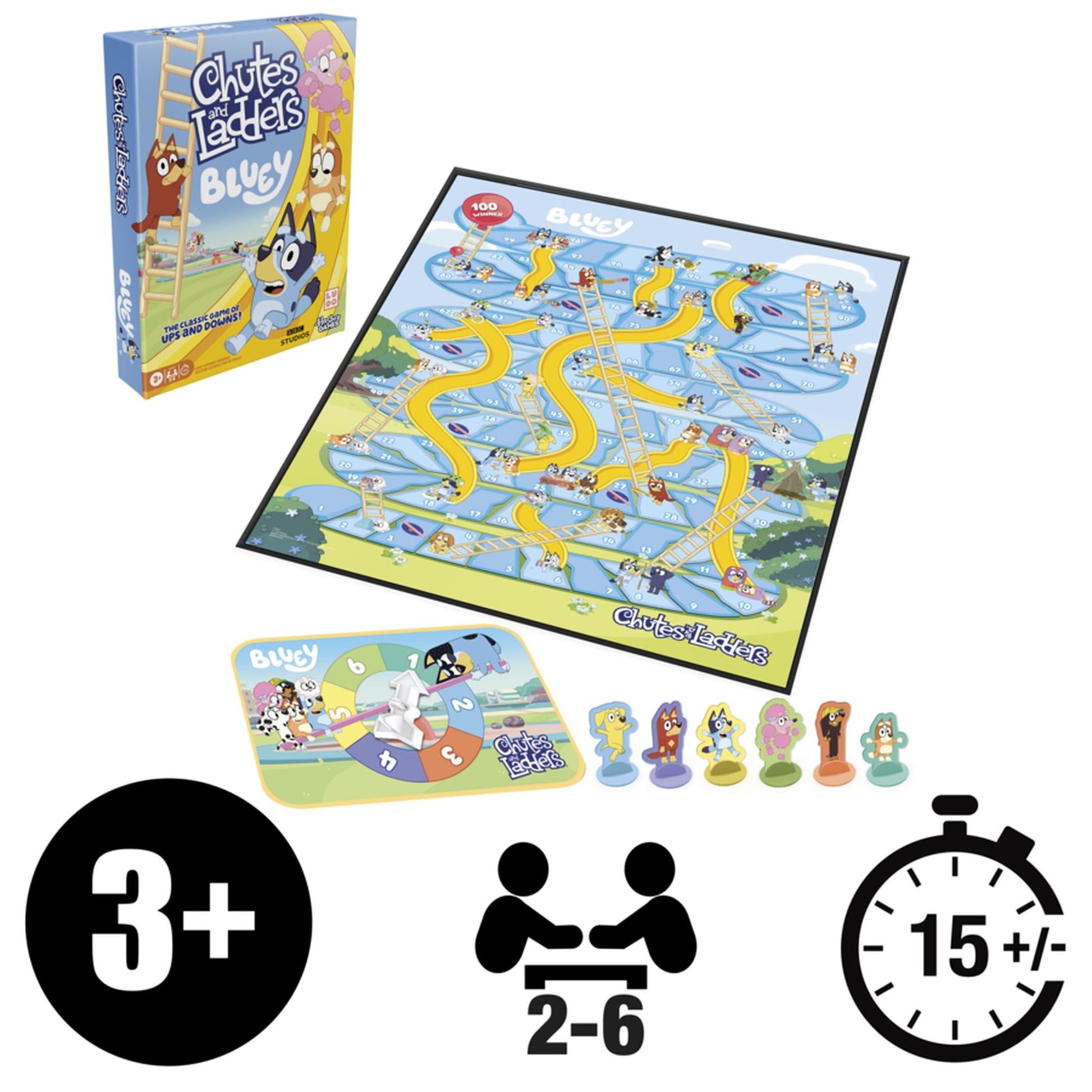 Bluey Chutes & Ladders - Toyworld Australia