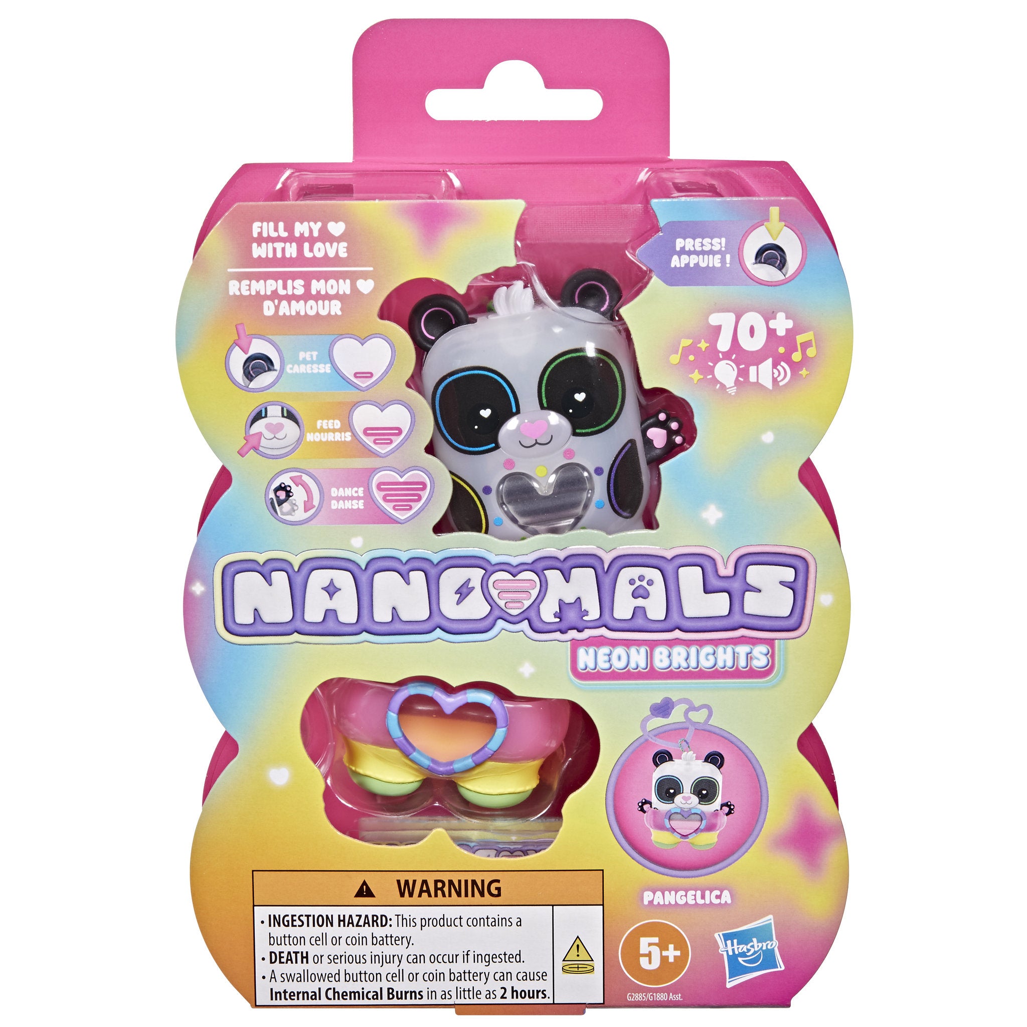 Nano-Mals  Neon Brights - Pangelica the Panda