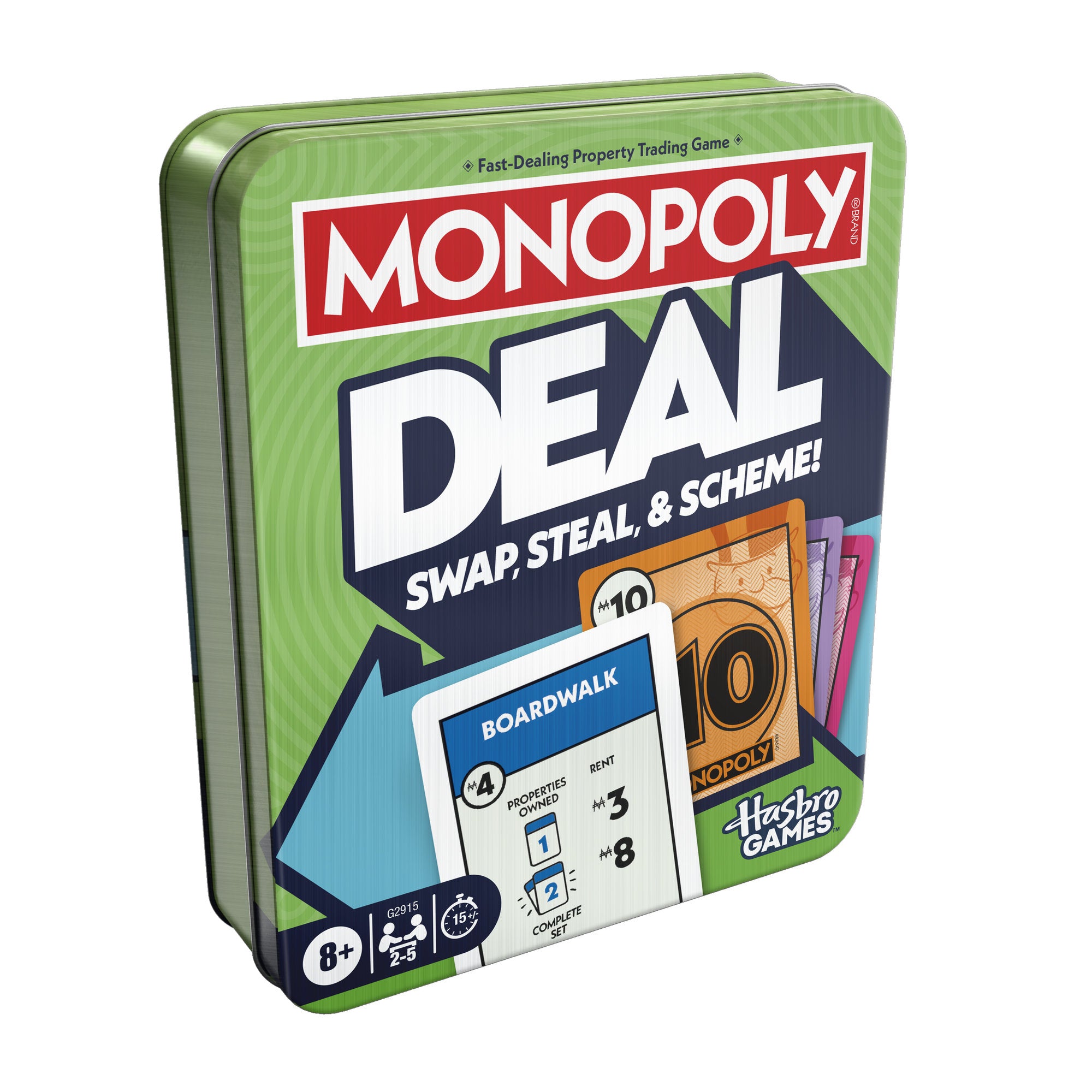 Monopoly Deal Tin Card Game