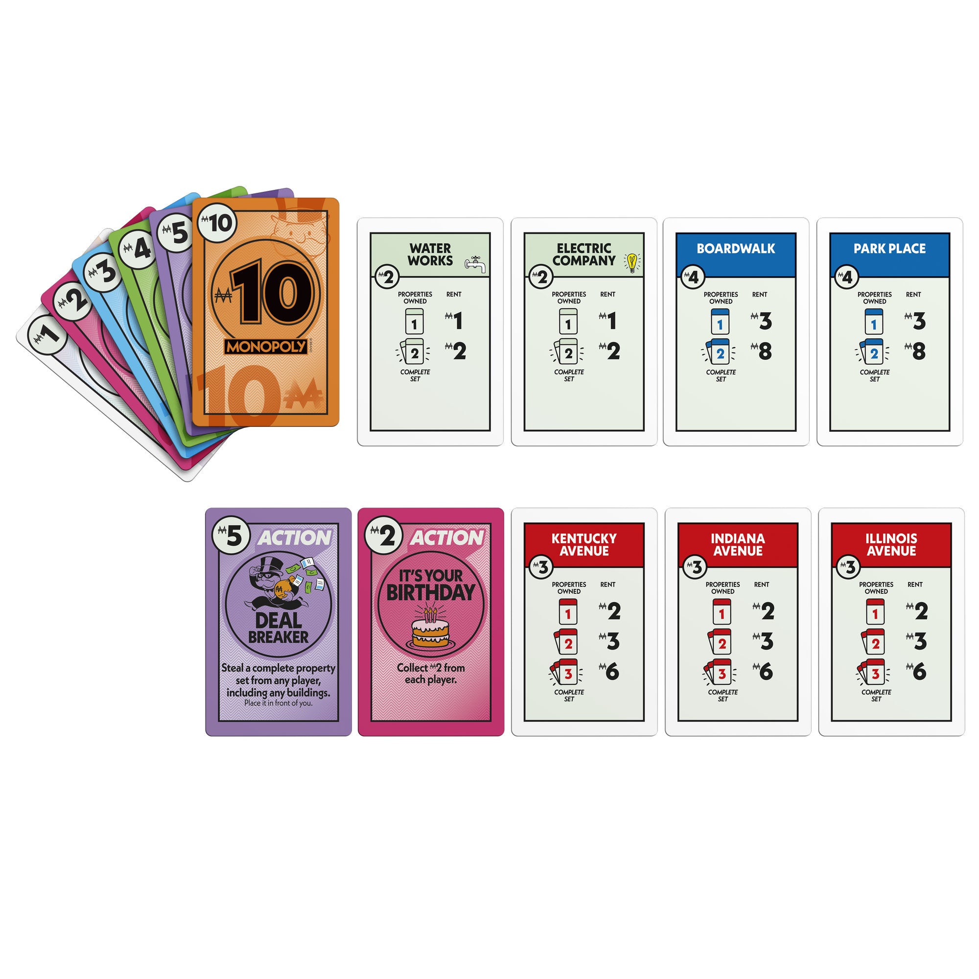 Monopoly Deal Tin Card Game