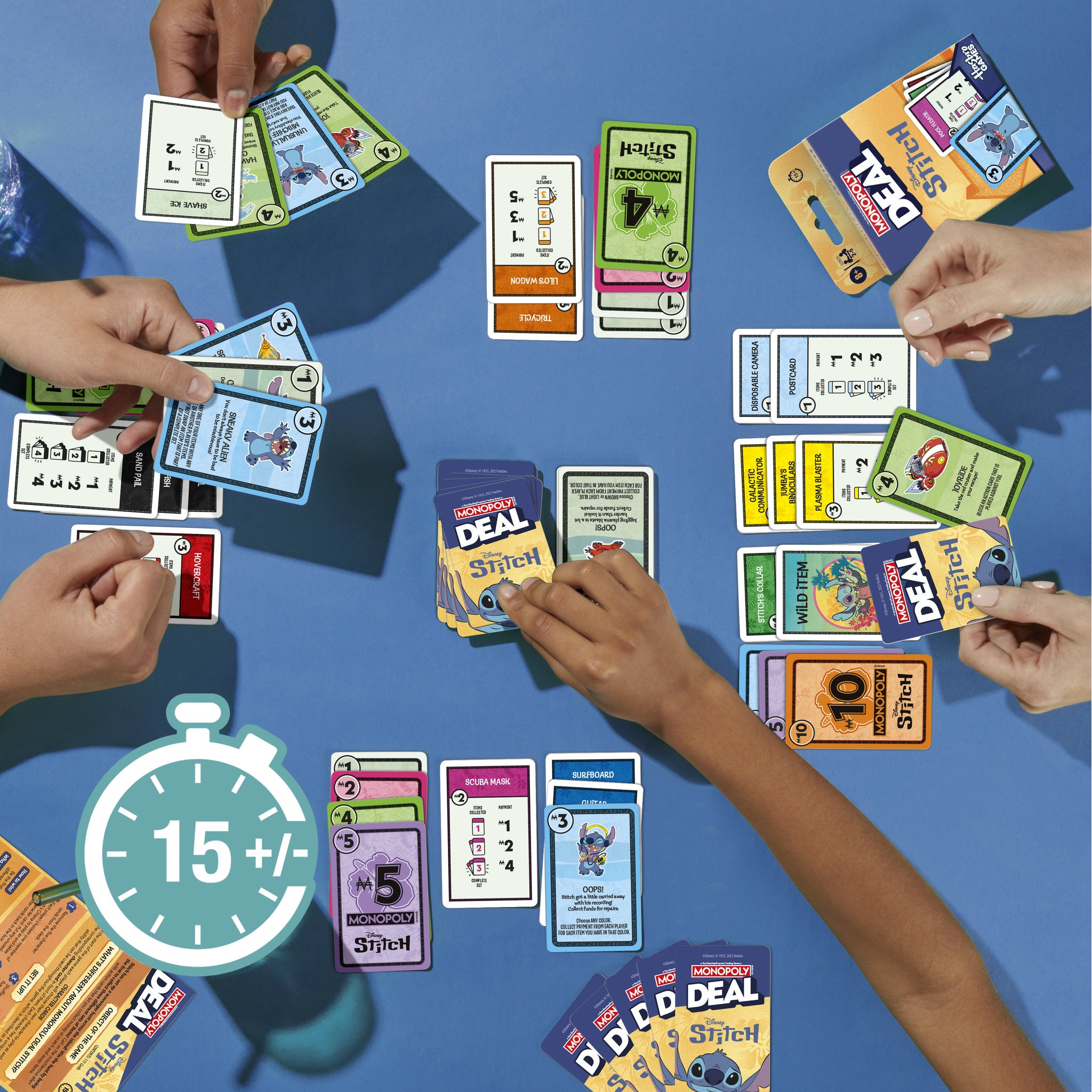 Monopoly Deal: Disney Stitch Edition Card Game