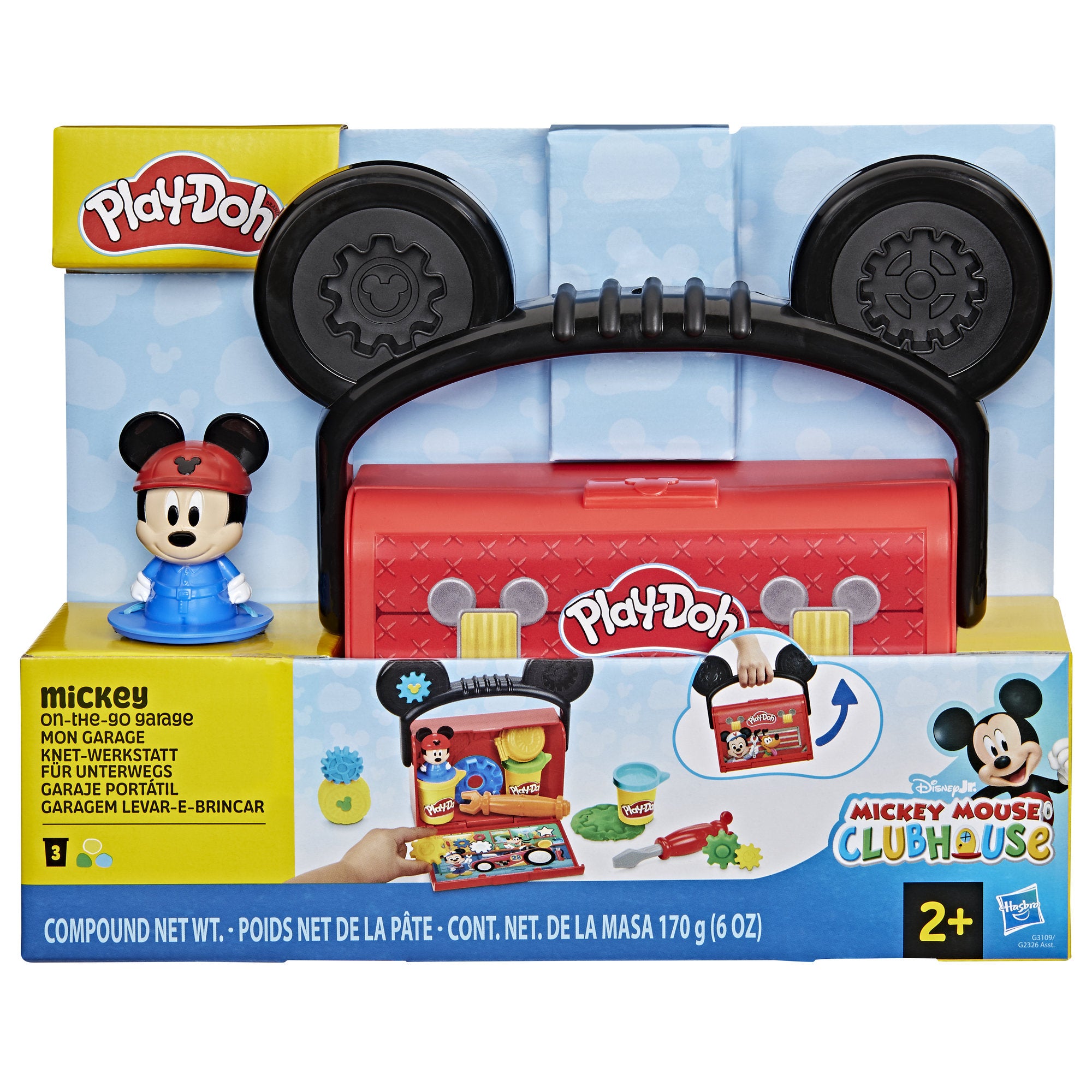 Play-Doh Disney Junior Mickey Mouse Clubhouse On-The-Go Garage Playset