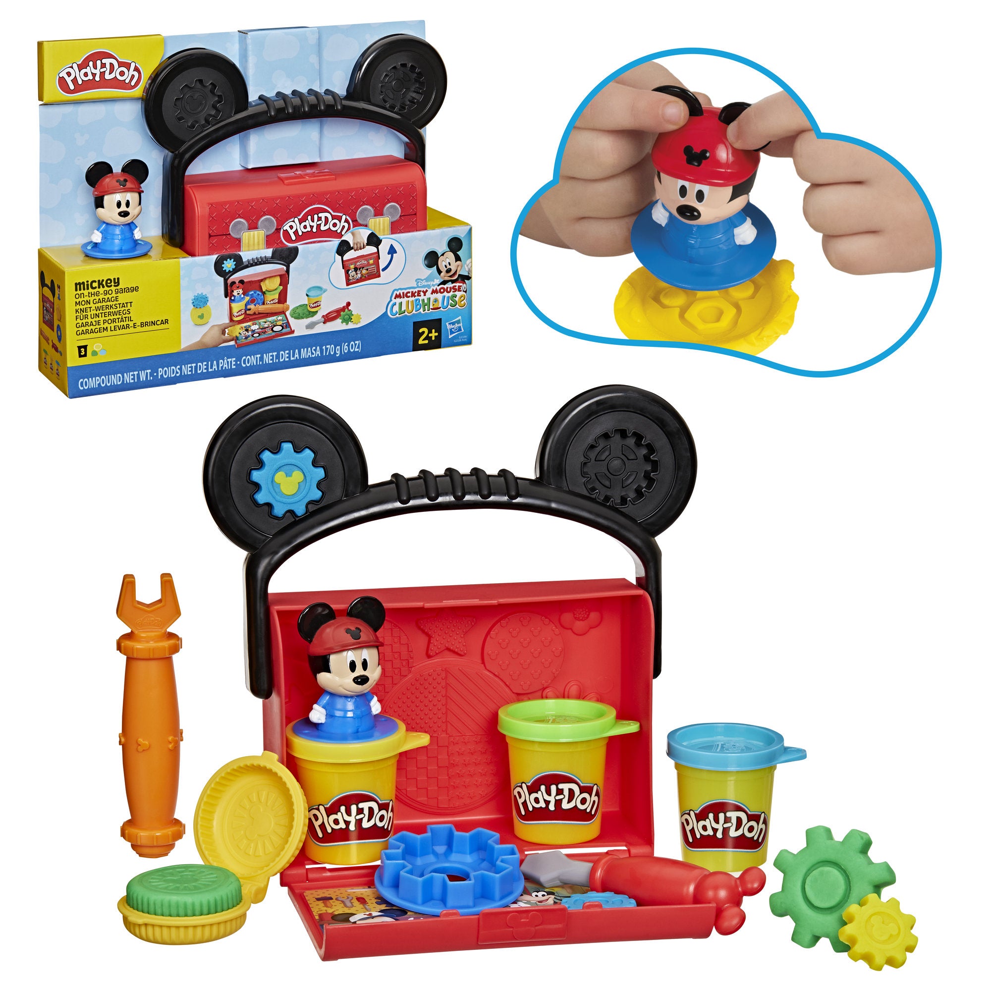 Play-Doh Disney Junior Mickey Mouse Clubhouse On-The-Go Garage Playset