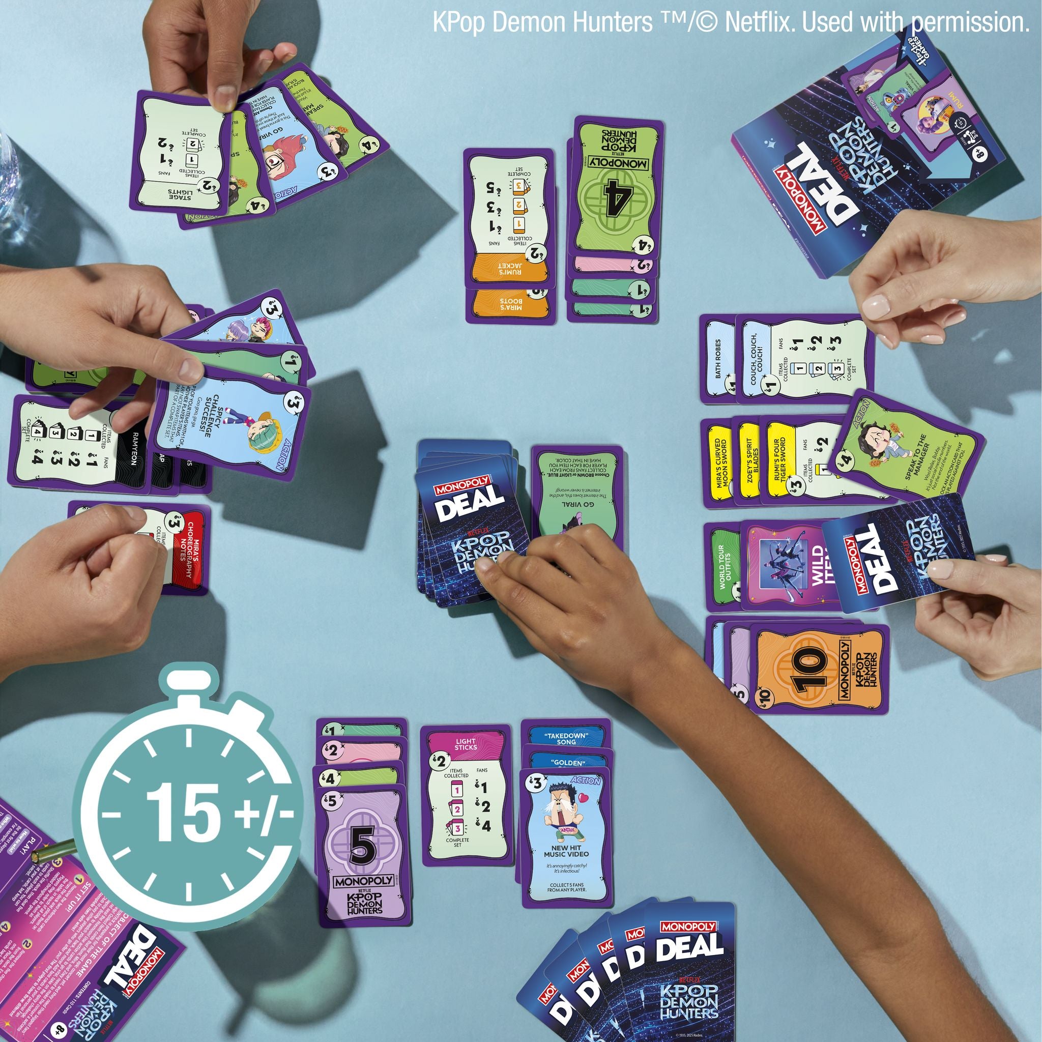 Monopoly Deal KPop Demon Hunters
