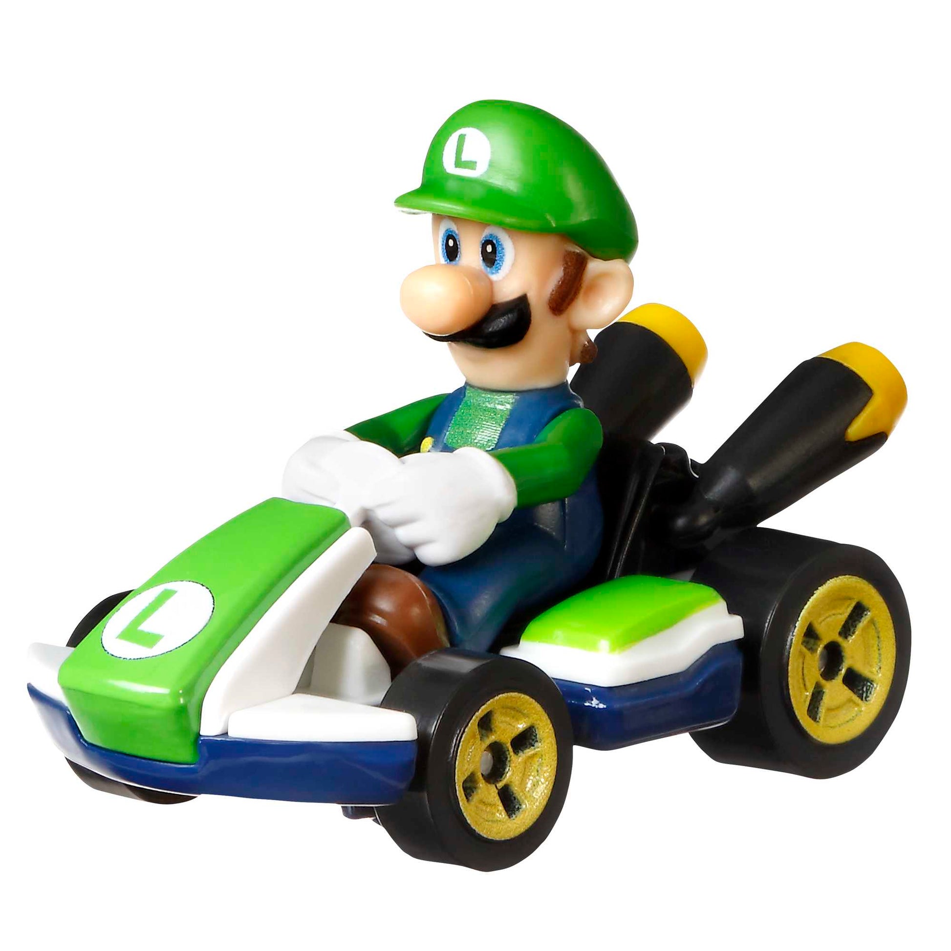 Hot Wheels Mario Kart Luigi Standard Kart - Toyworld Australia