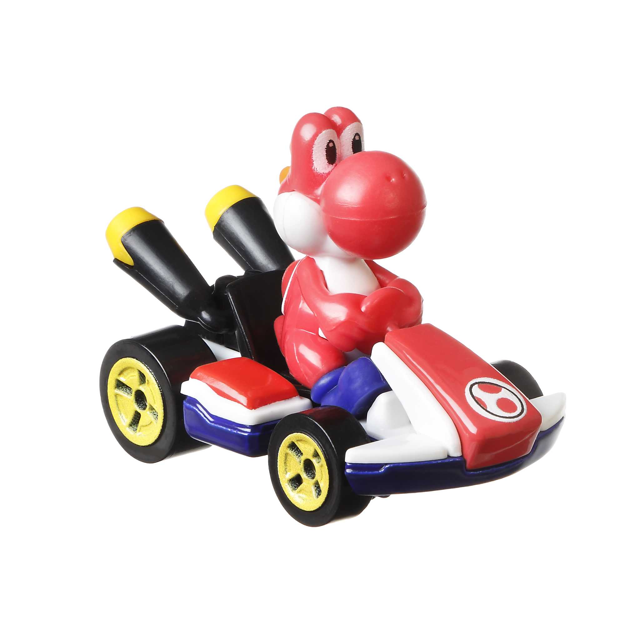 Hot Wheels Mario Kart Red Yoshi Standard Kart - Toyworld Australia