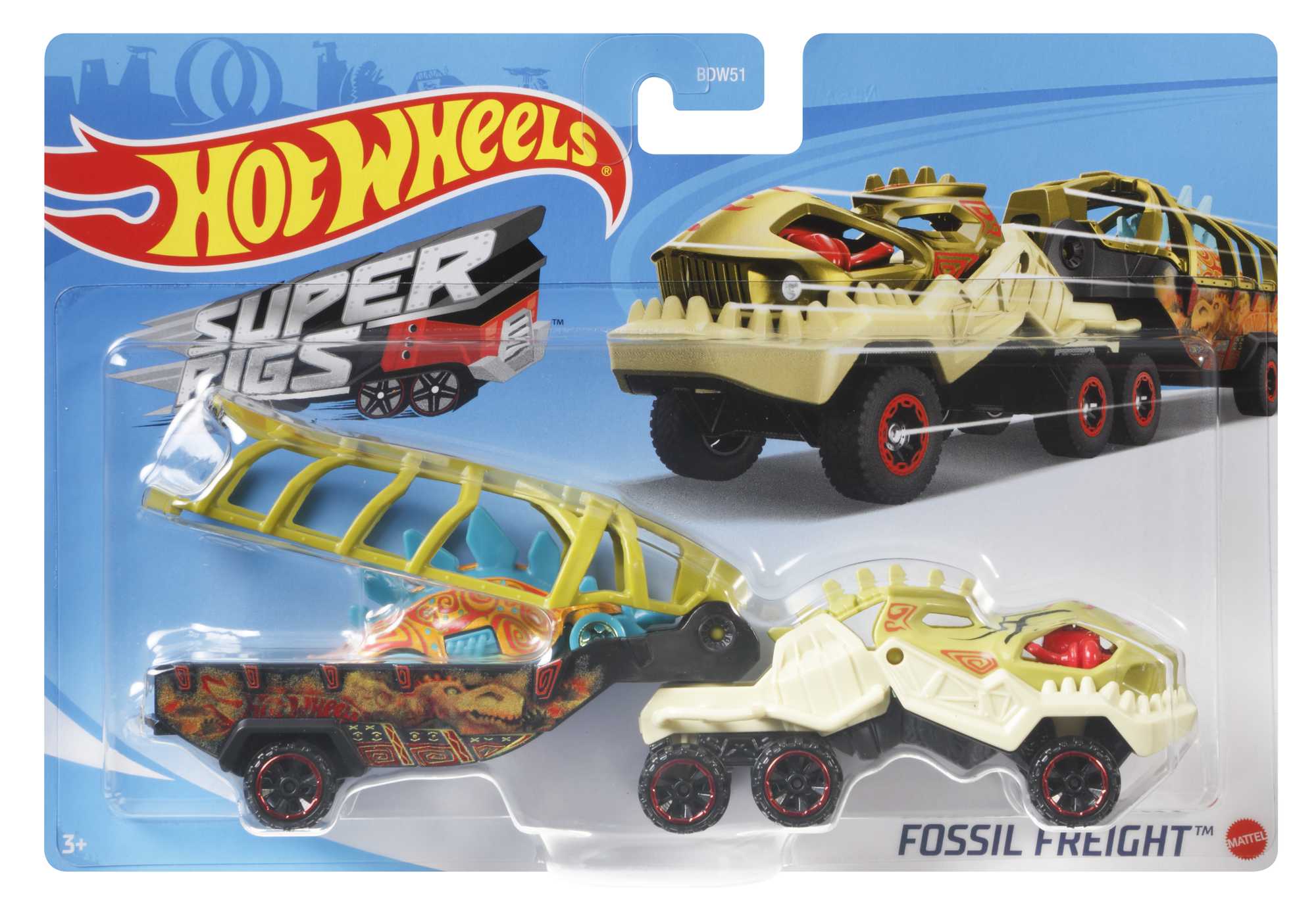 Hot Wheels Super Rigs Transporter Vehicle Assorted Styles