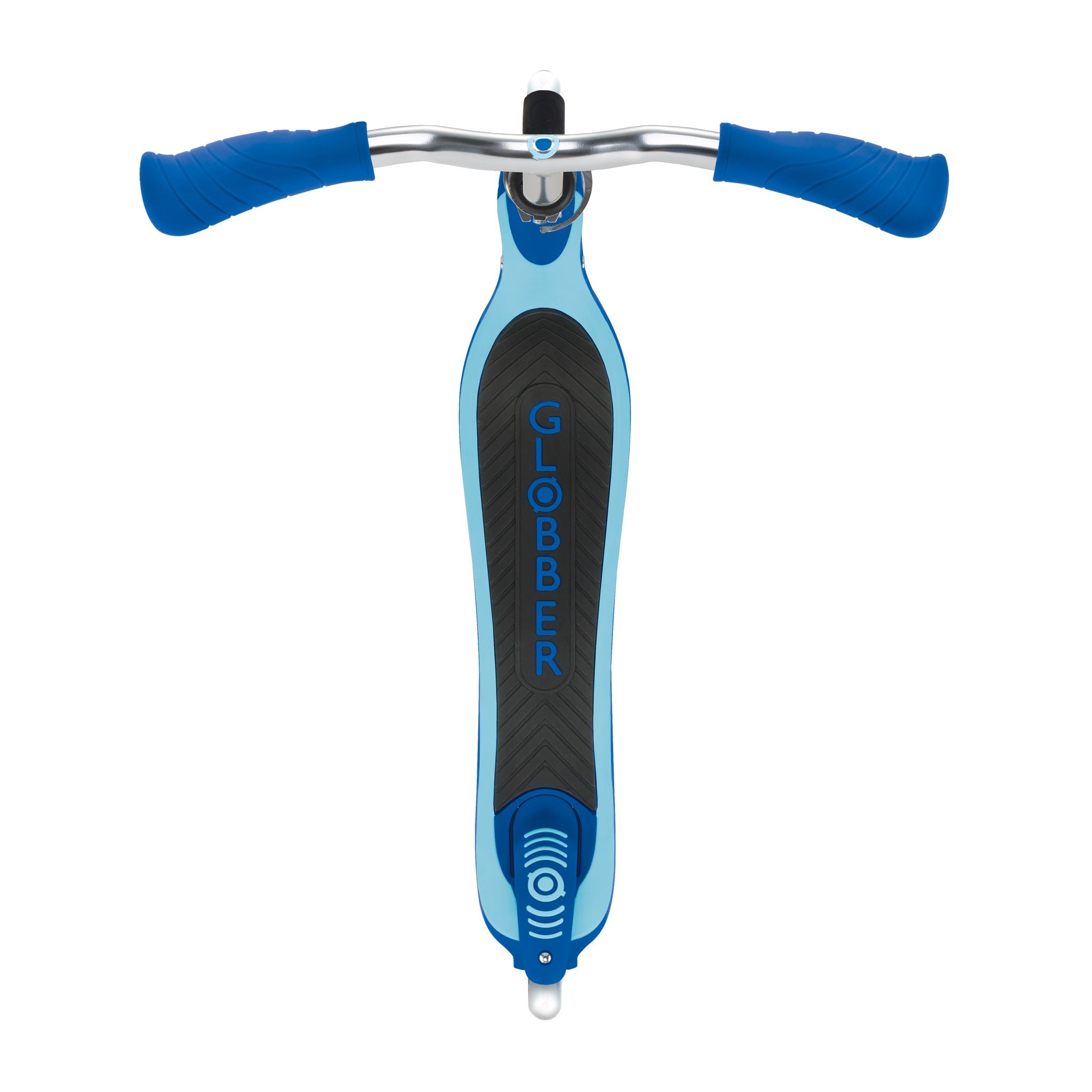 Globber Flow 125 Scooter With Light Up Wheels - Navy Blue