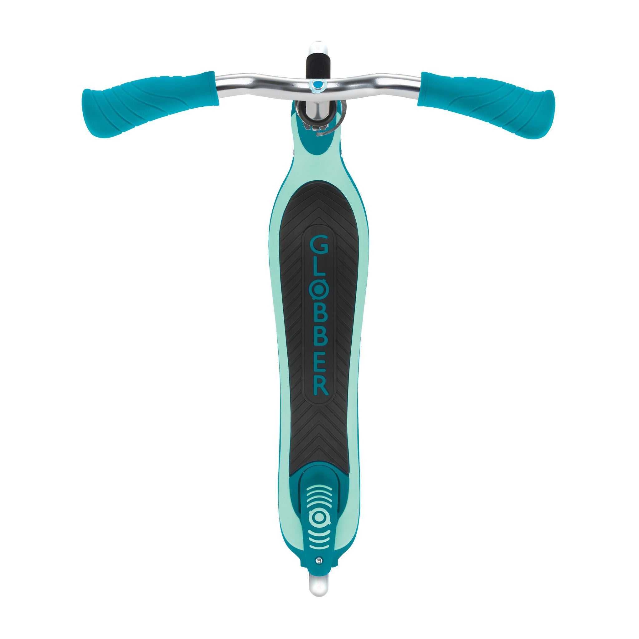 Globber Flow 125 Scooter With Light Up Wheels - Teal