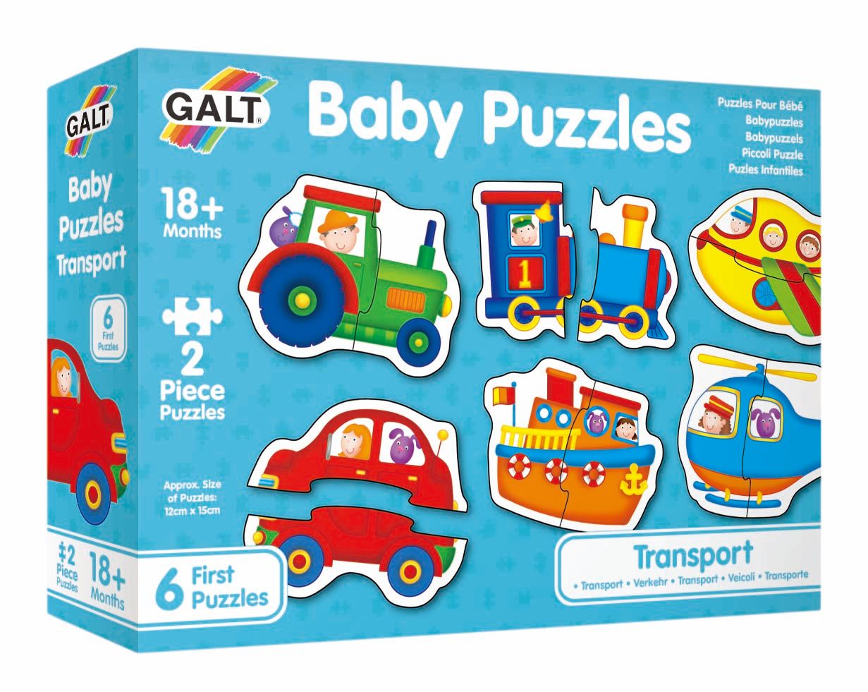 GALT Baby Puzzles Transport 2 Pack