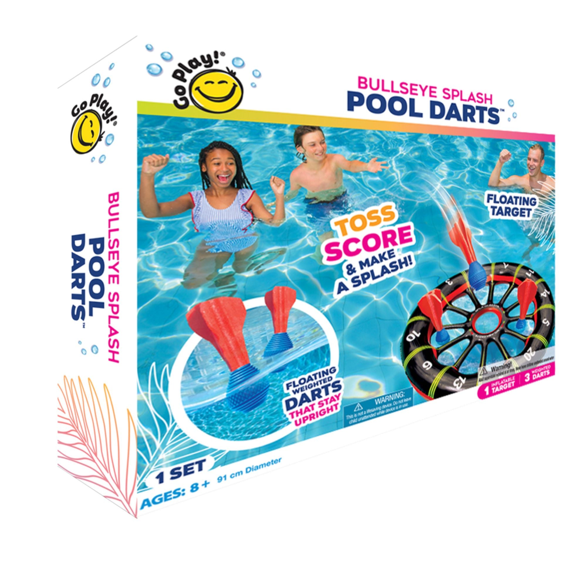 Go Play! Bullseye Splash Pool Darts