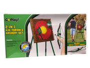 Go Play! Axe Throw And Archery Set