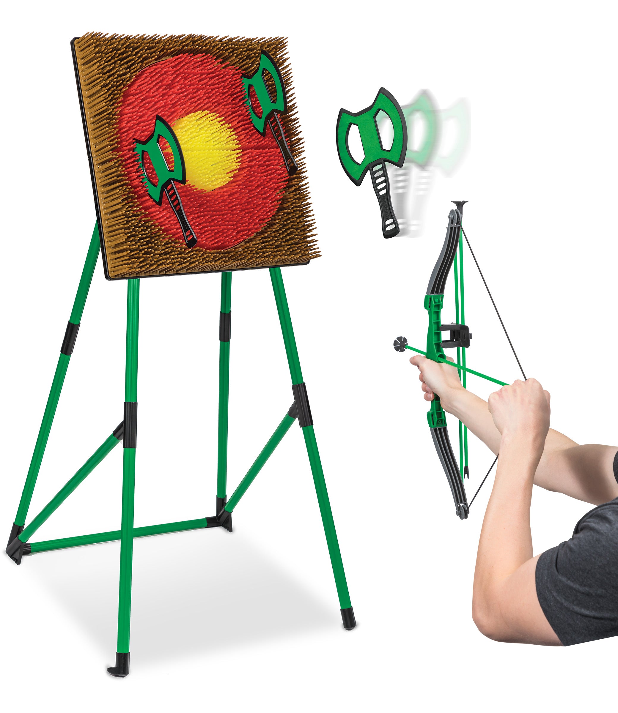 Go Play! Axe Throw And Archery Set