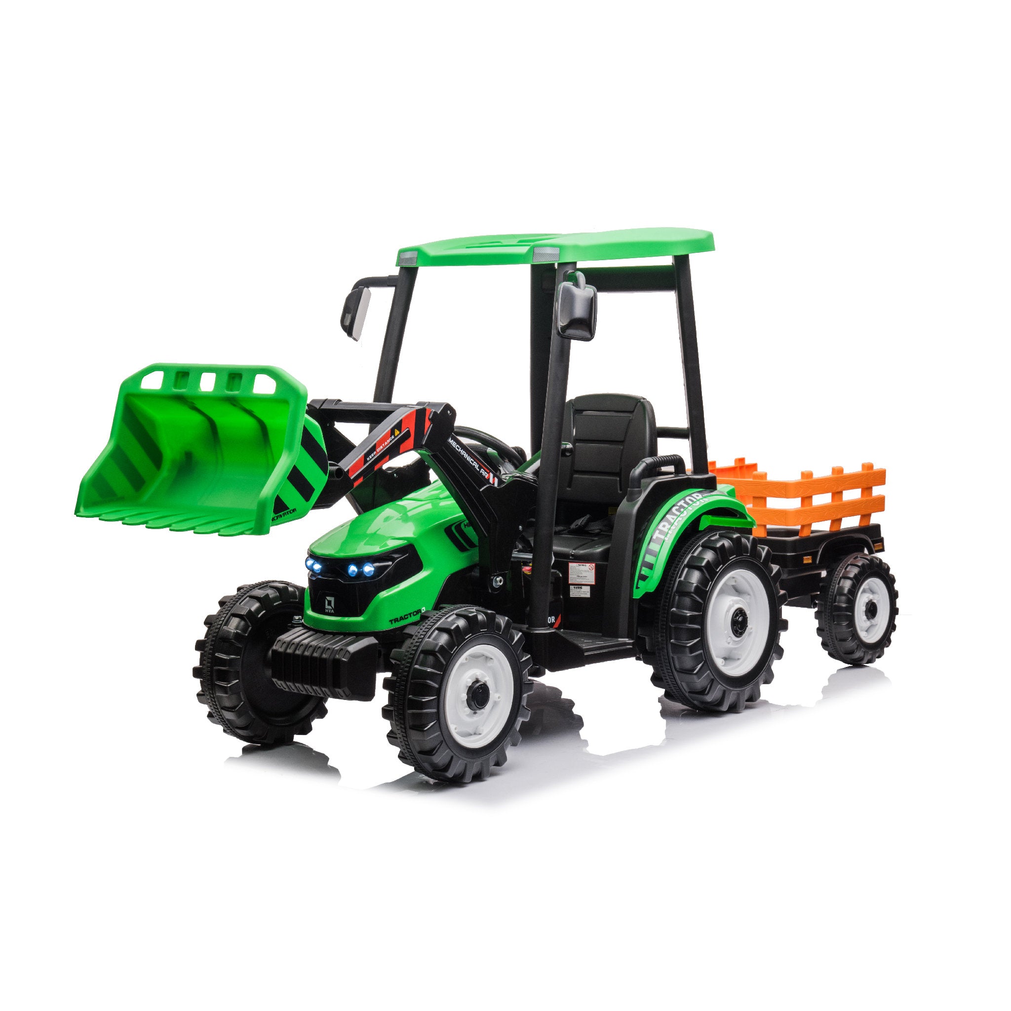 Go Skitz 24V Ride On Bruce Tractor - Green