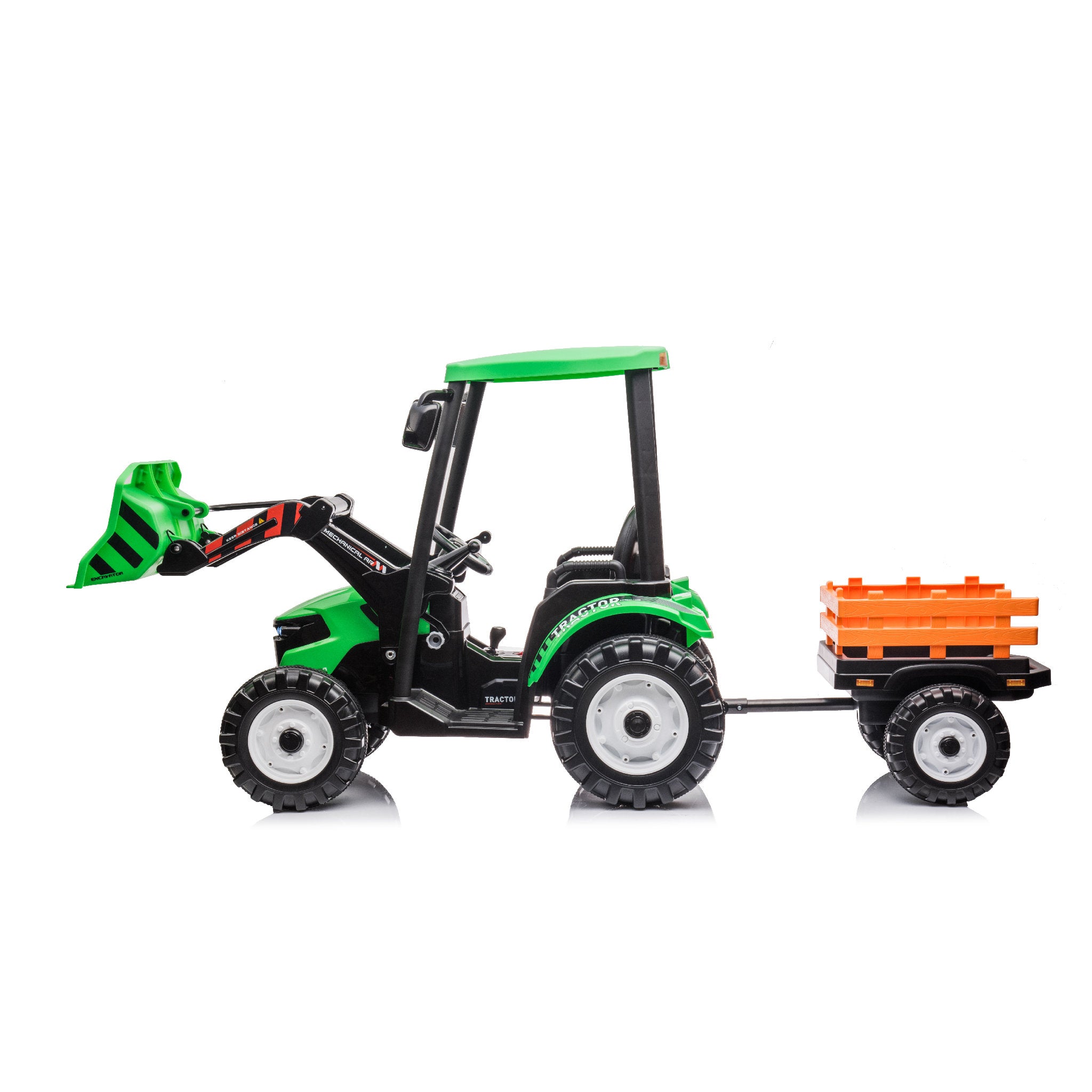 Go Skitz 24V Ride On Bruce Tractor - Green