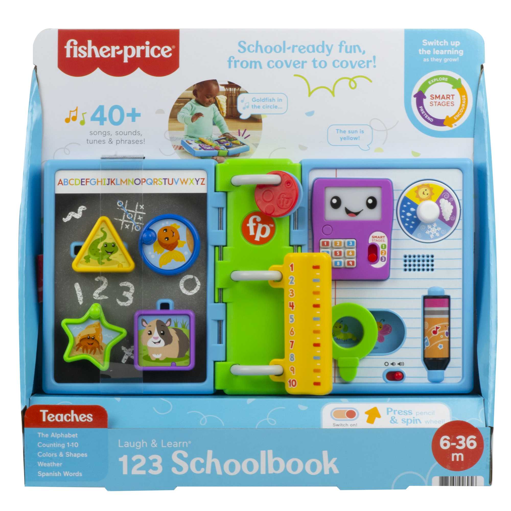 Fisher-Price Laugh & Learn 123 Schoolbook