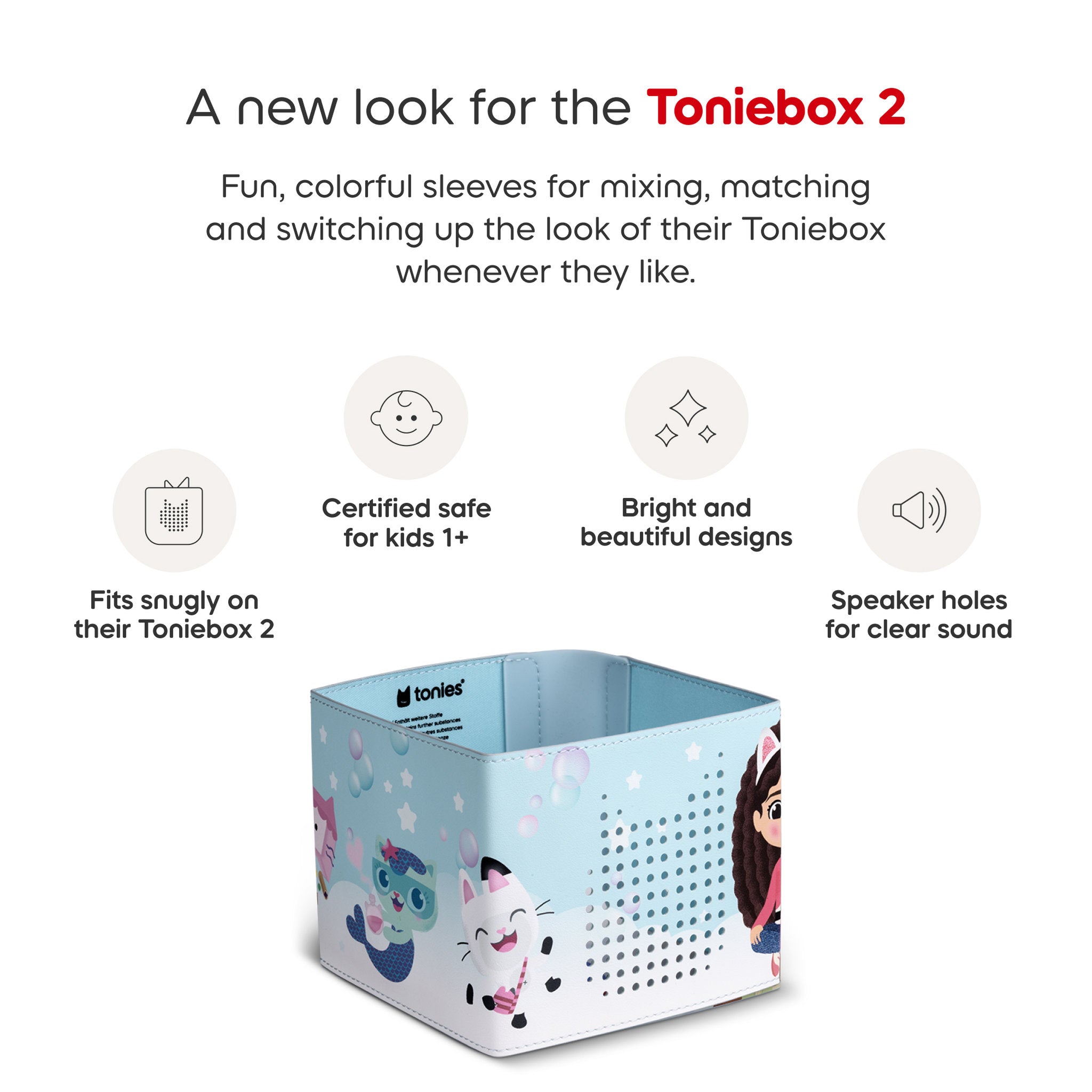 Tonies Toniebox 2 Sleeve - Gabby's Dollhouse