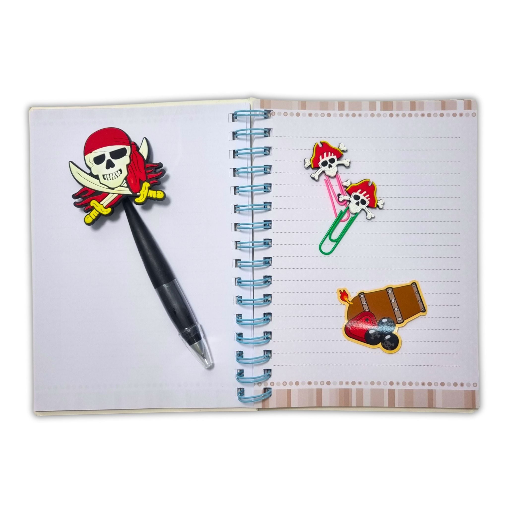 Glow In The Dark Pirate Notebook Set