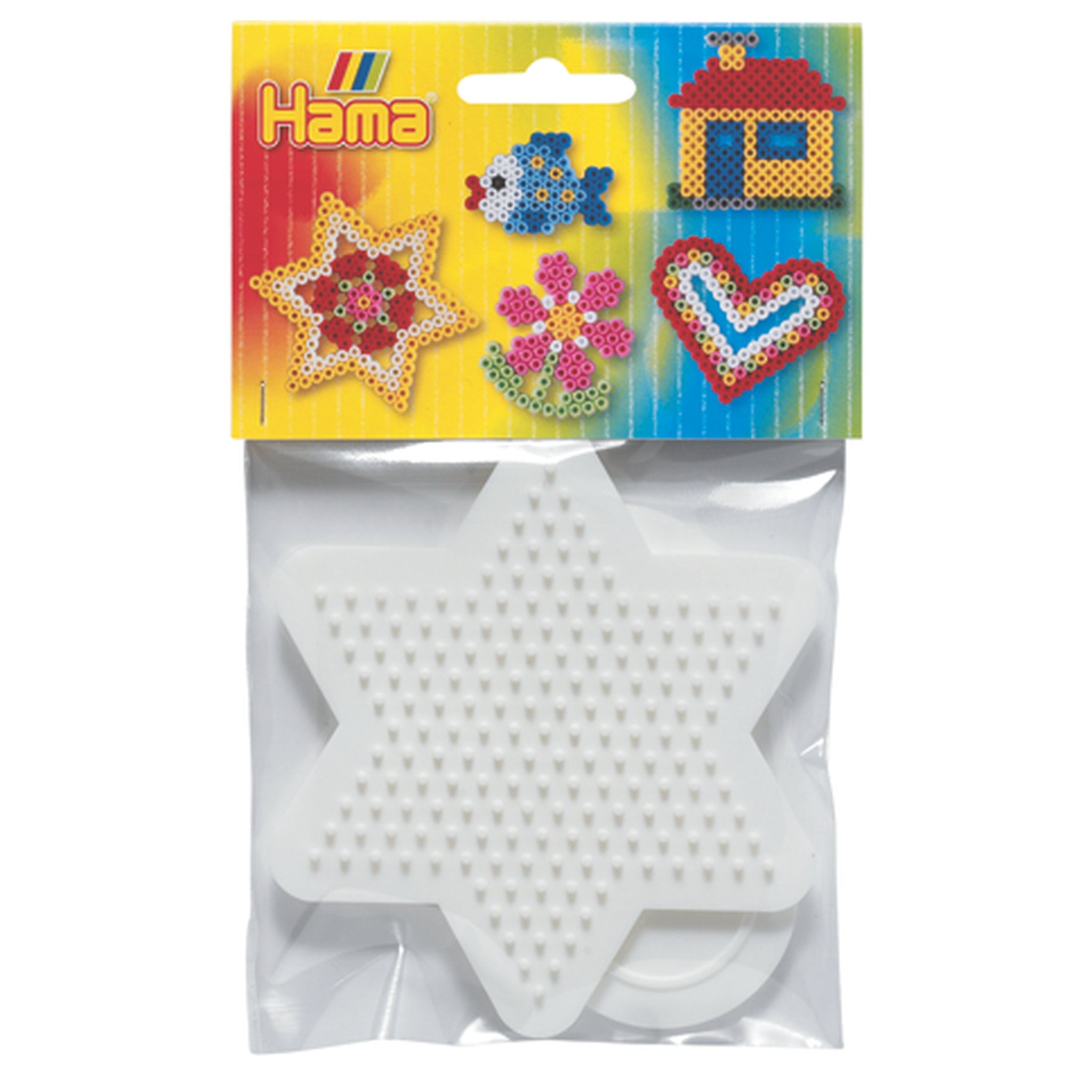 Hama Beads Heart & Star Pegboards