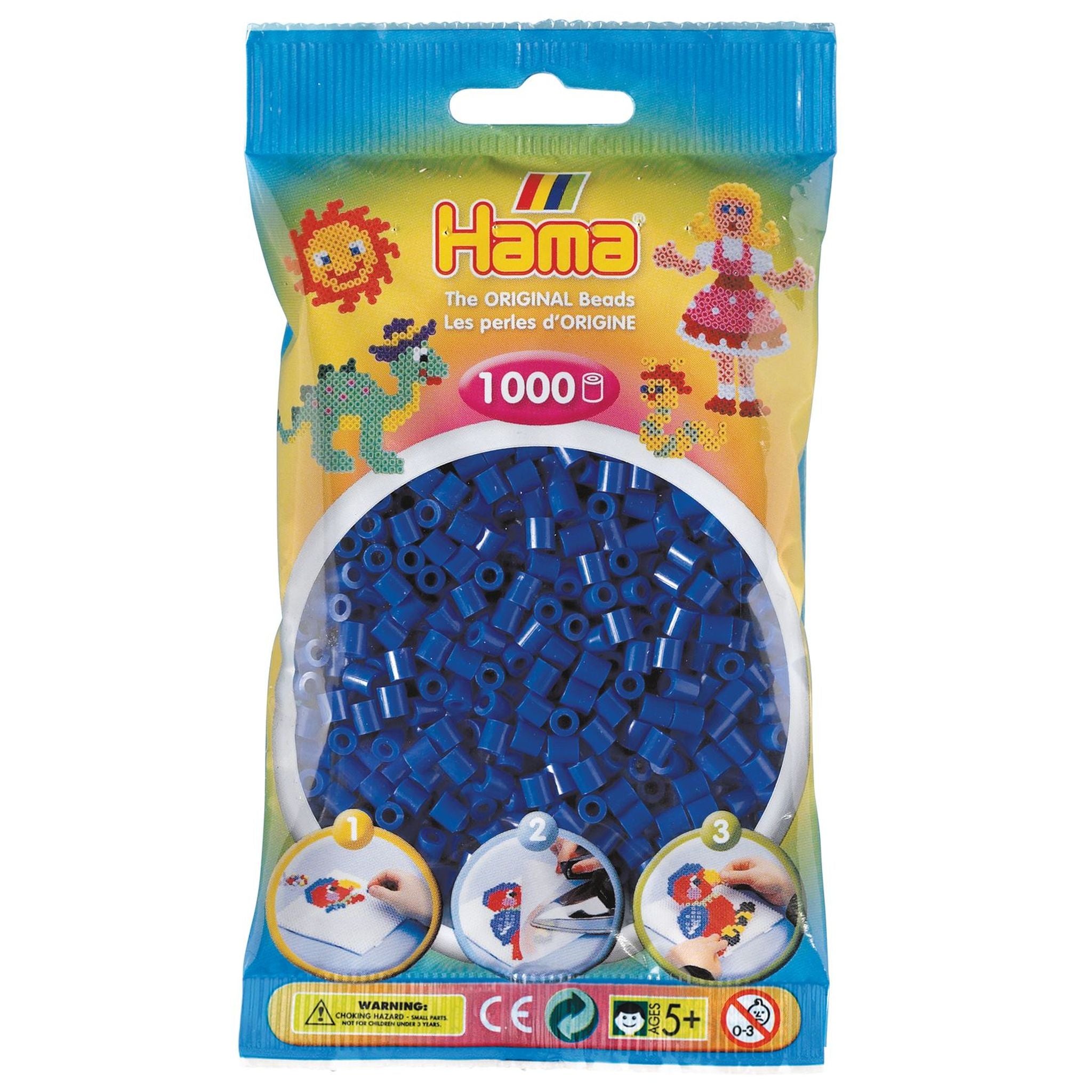 Hama Bead Bag 1000 Pieces - Blue